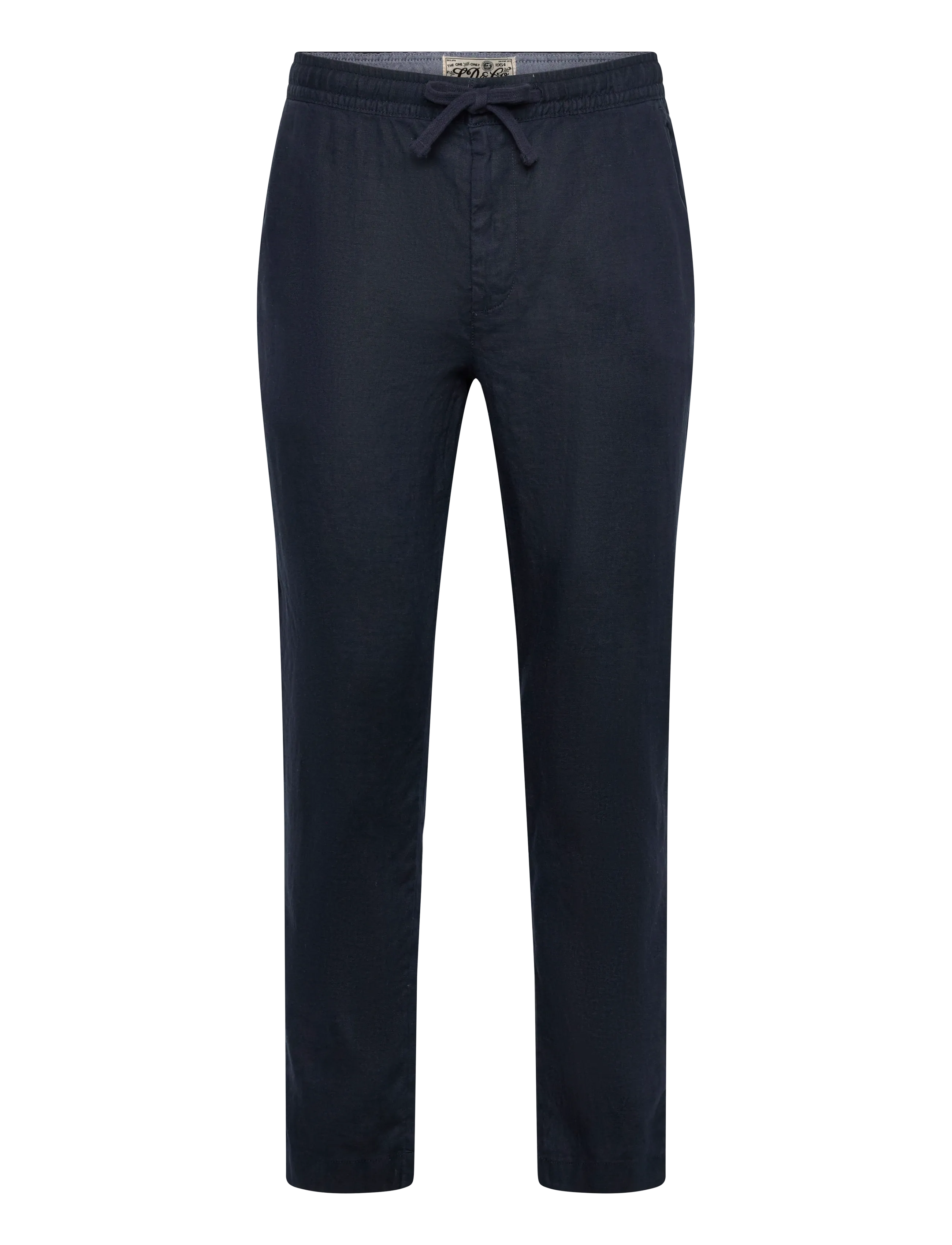 Superdry MERCHANT LINEN PANT - Byxor - ECLIPSE NAVY / navy