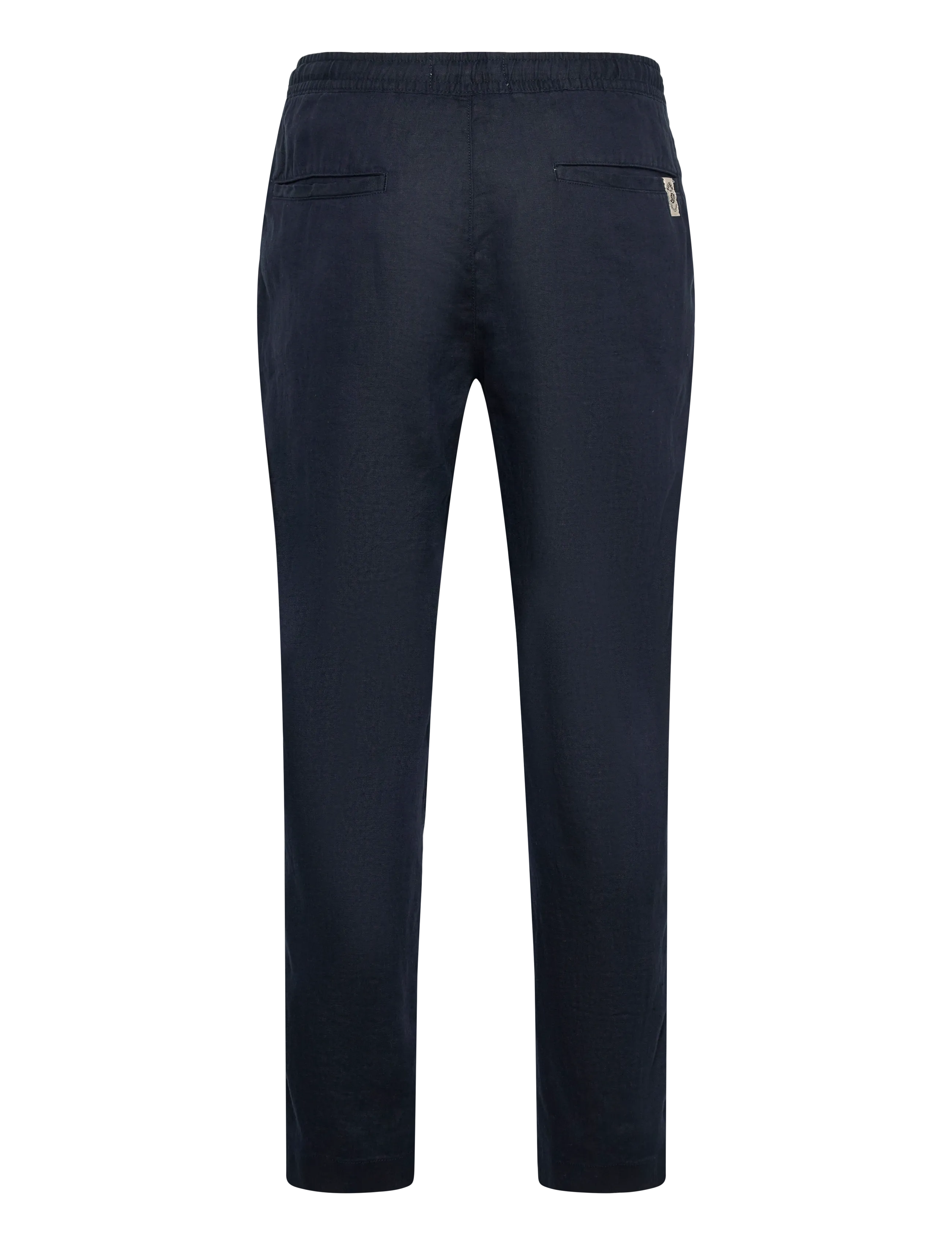 Superdry - MERCHANT LINEN PANT - leinenhosen - eclipse navy - 2