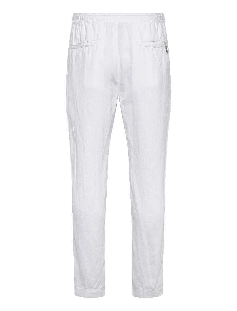 Superdry - MERCHANT LINEN PANT - linased püksid - optic - 2