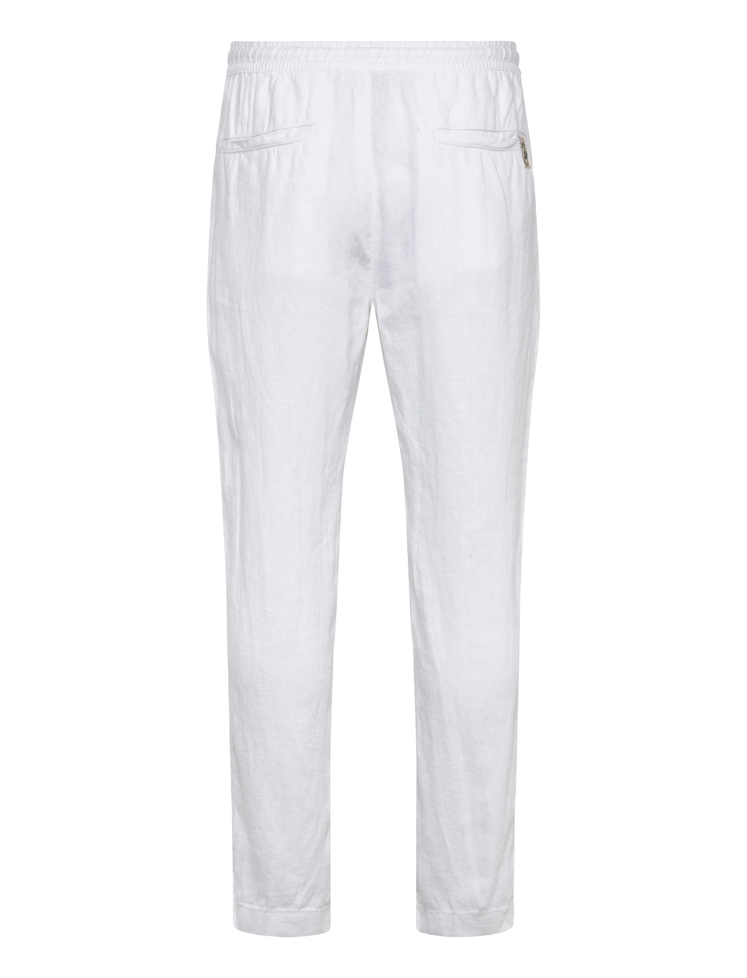 Superdry - MERCHANT LINEN PANT - linnebyxor - optic - 2
