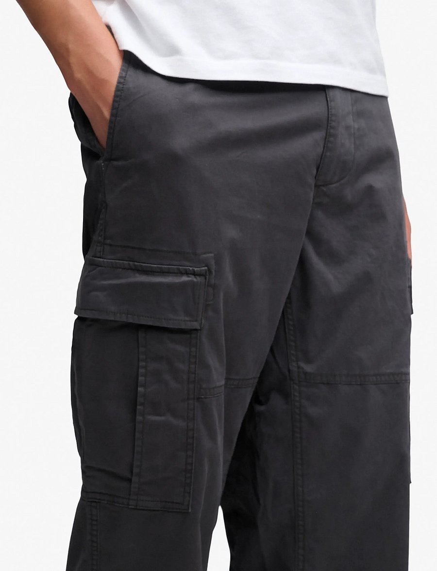 Superdry - REGULAR TAPER CARGO PANT - cargo-püksid - blackboard - 4