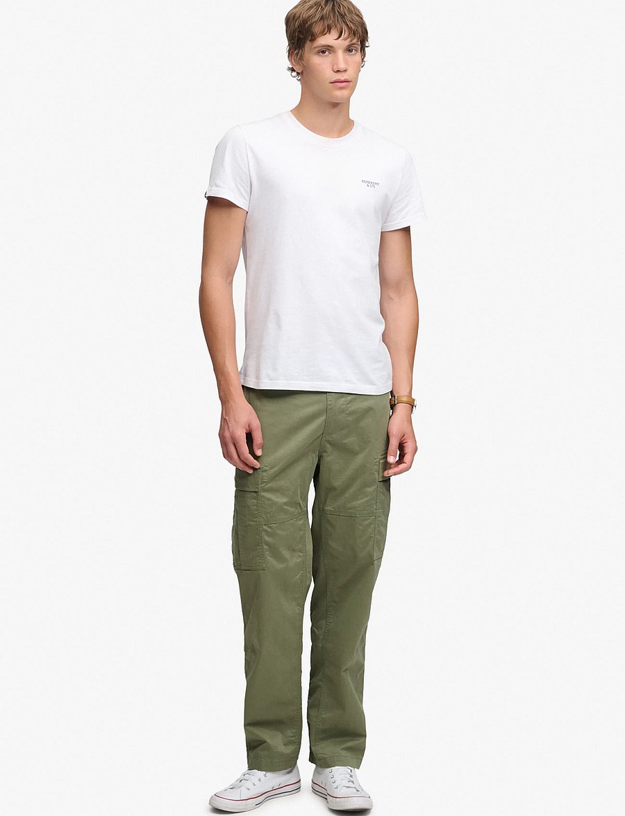 Superdry - REGULAR TAPER CARGO PANT - cargobukser - dusty olive green - 0