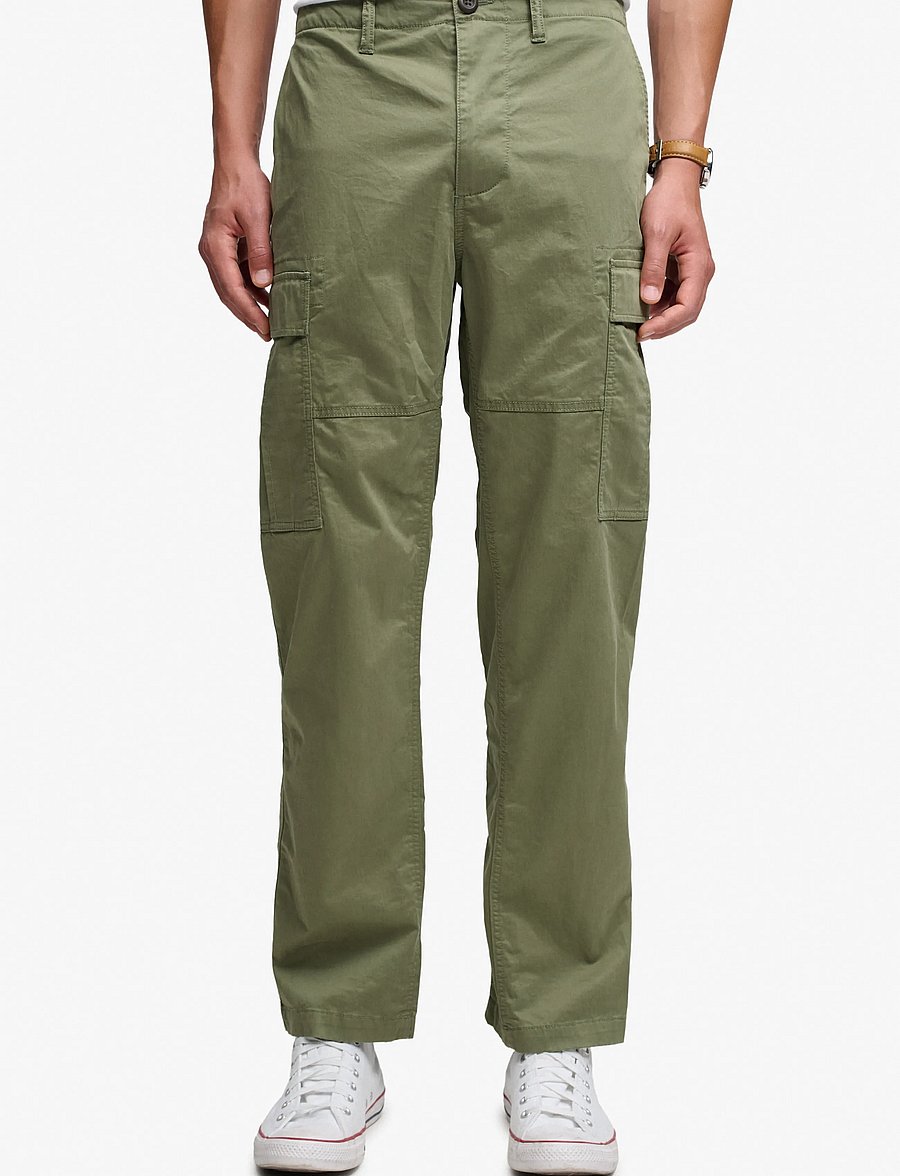 Superdry - REGULAR TAPER CARGO PANT - cargobukser - dusty olive green - 2