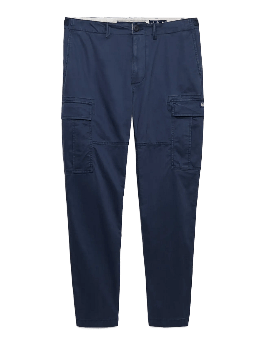 Superdry - REGULAR TAPER CARGO PANT - cargohosen - french navy - 1