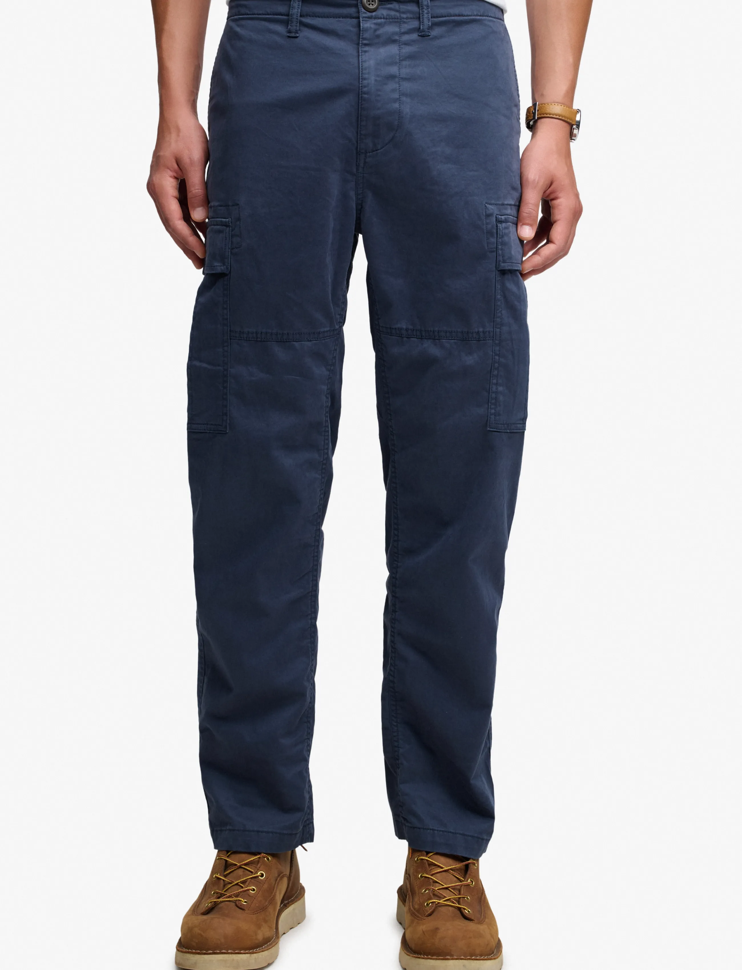 Superdry - REGULAR TAPER CARGO PANT - cargohosen - french navy - 3