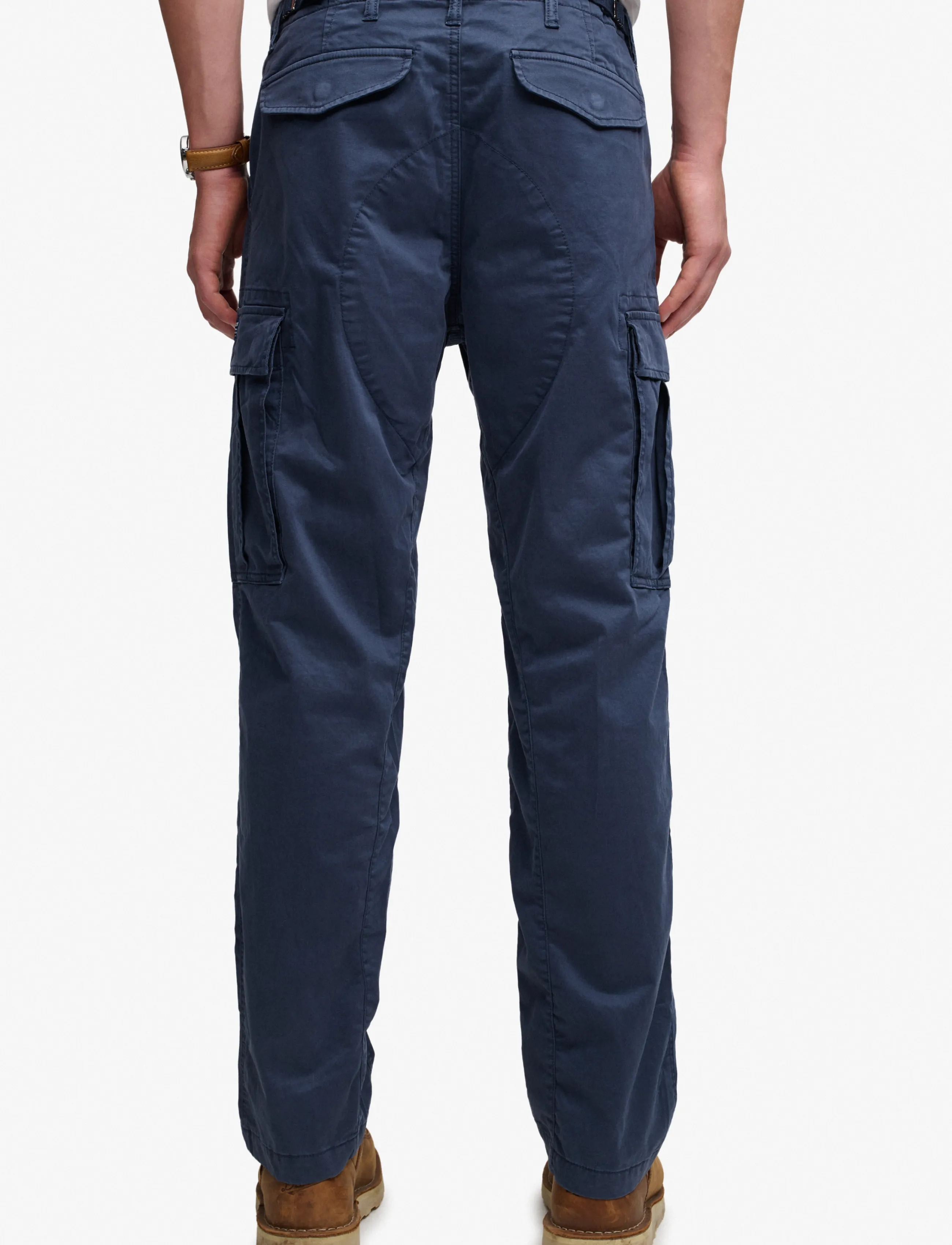 Superdry - REGULAR TAPER CARGO PANT - cargohosen - french navy - 4