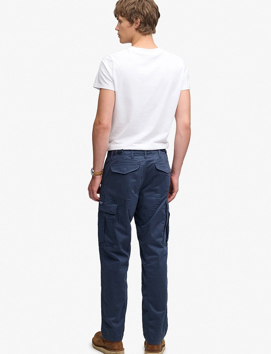 Superdry - REGULAR TAPER CARGO PANT - cargobyxor - french navy - 5