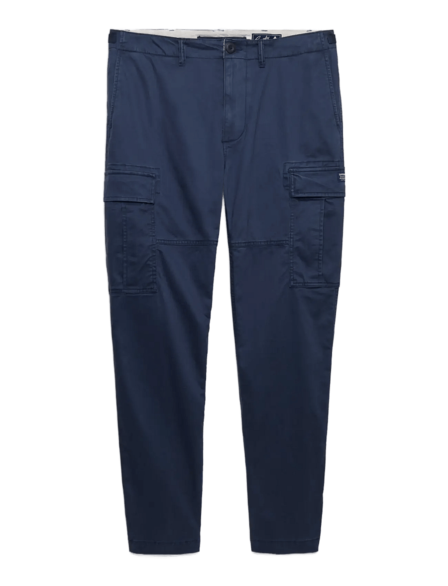 Superdry - REGULAR TAPER CARGO PANT - cargohosen - french navy - 2