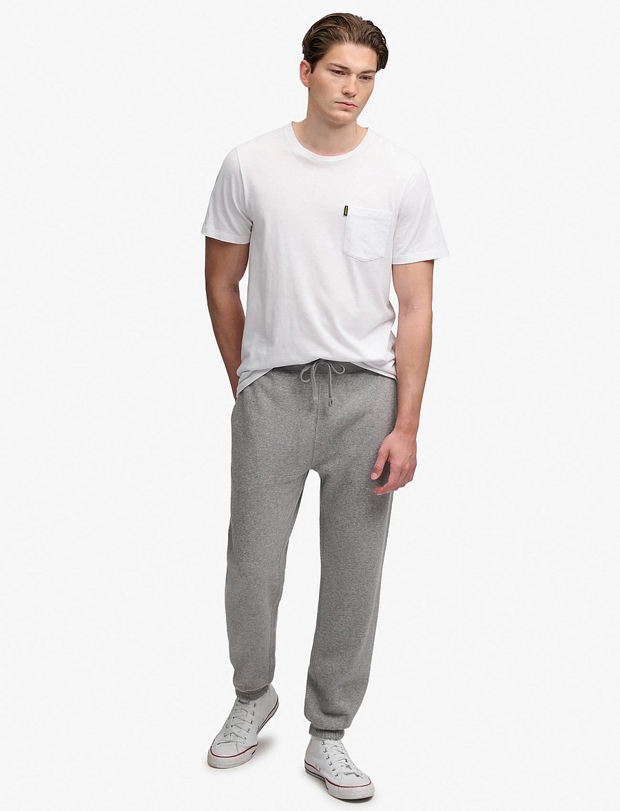 Superdry - ESSENTIAL COMPANY LOGO JOGGER - kollektsioonid - dark vintage grey marl - 0