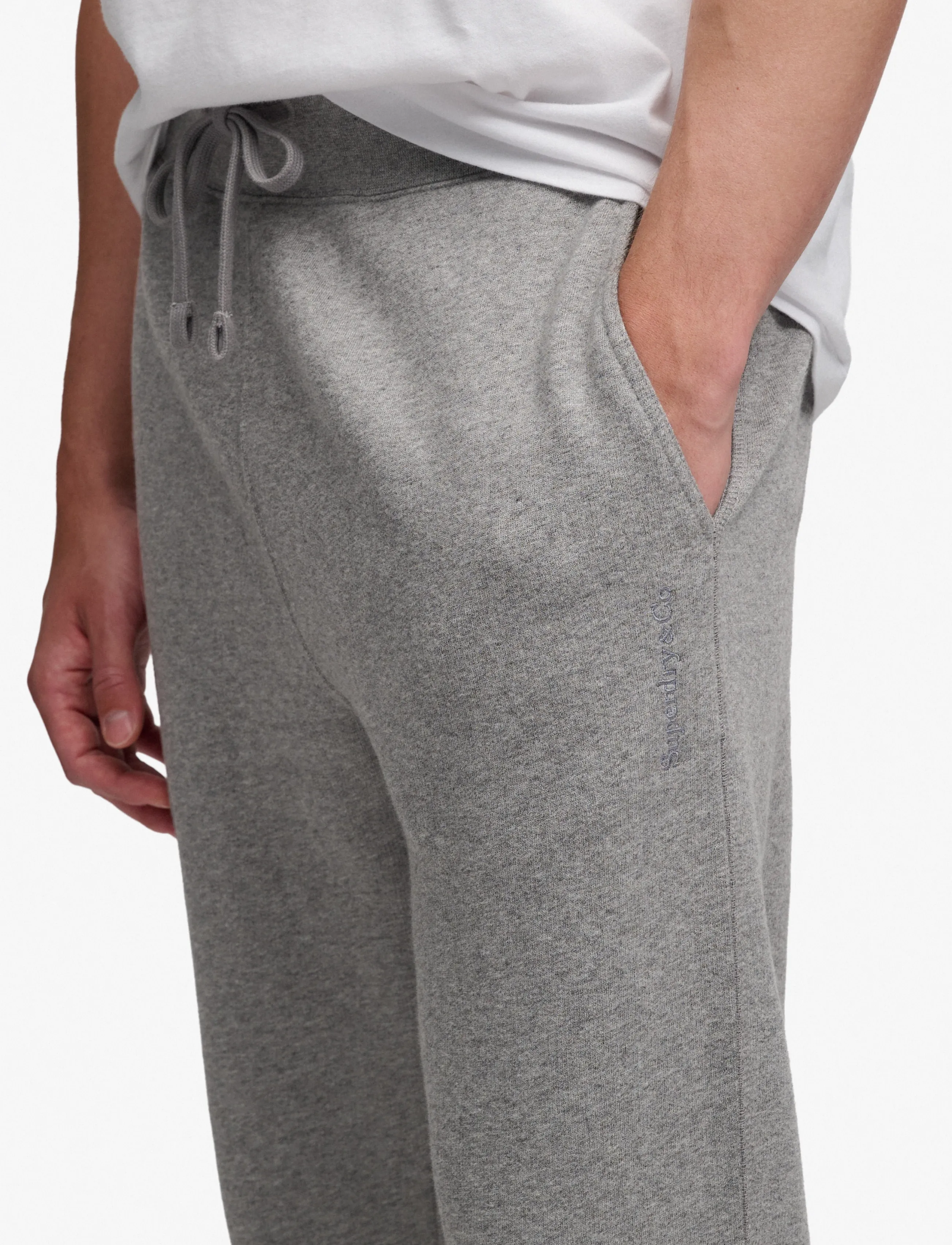 Superdry - ESSENTIAL COMPANY LOGO JOGGER - kollektsioonid - dark vintage grey marl - 4