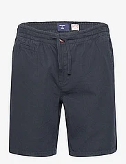 Superdry - VINTAGE OVERDYED SHORT - linen shorts - eclipse navy - 0
