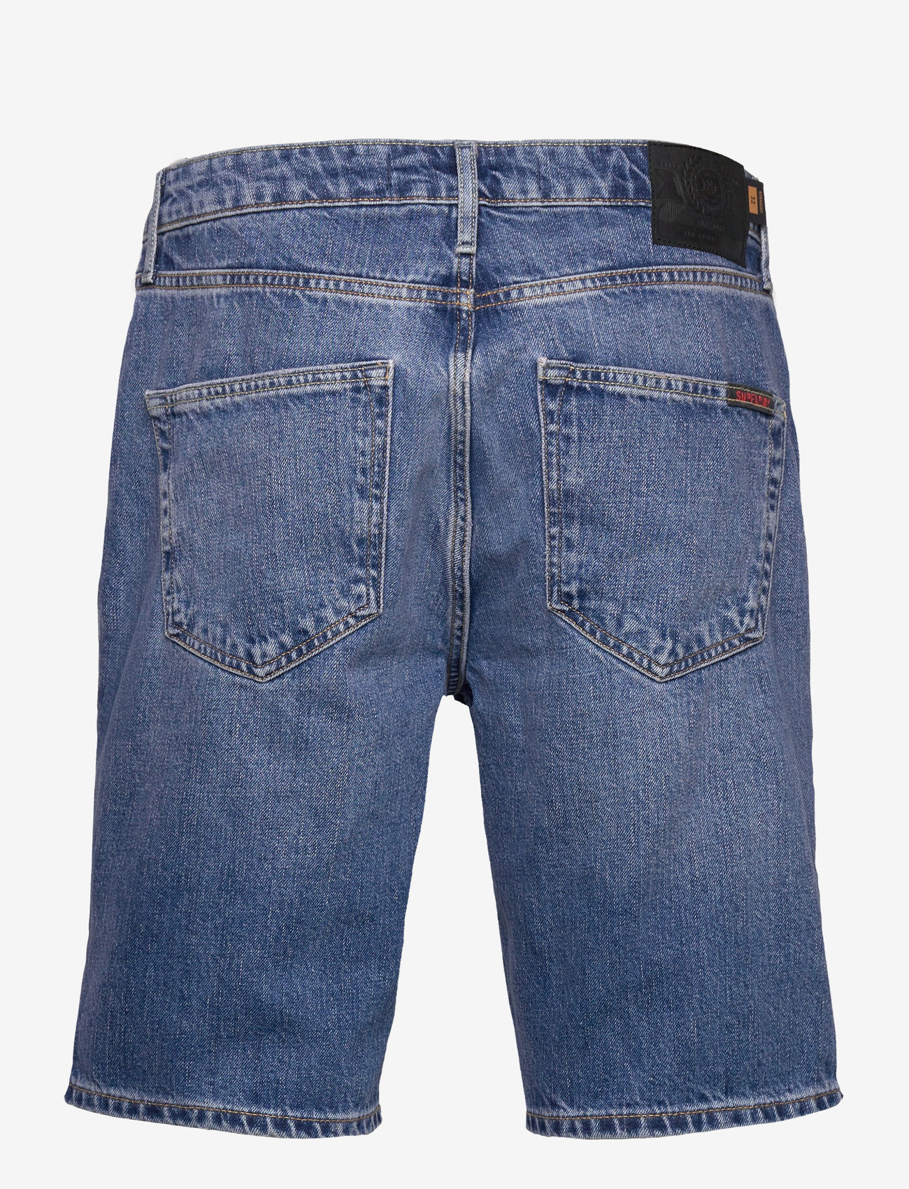Superdry - VINTAGE STRAIGHT SHORT - denim shorts - angeles vintage mid blue - 1