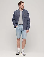 Superdry - VINTAGE STRAIGHT SHORT - jeans shorts - oakwood light - 6
