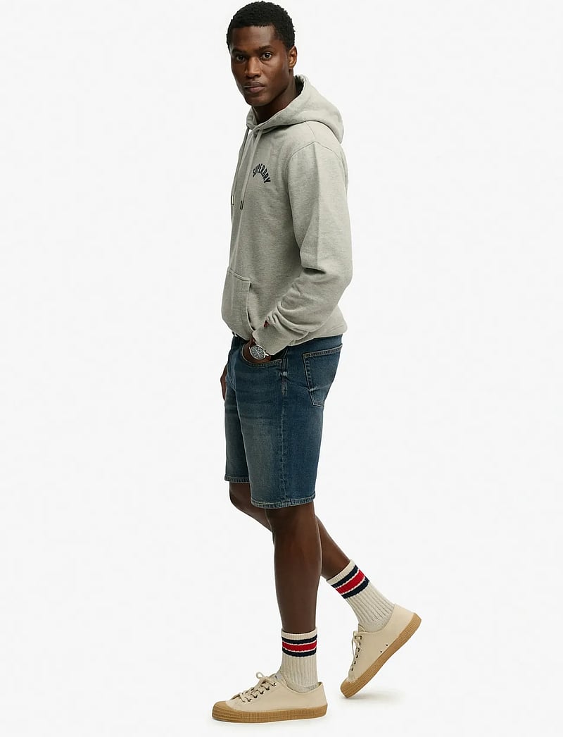 Superdry - VINTAGE STRAIGHT SHORT - jeans shorts - yokohama dark blue - 5