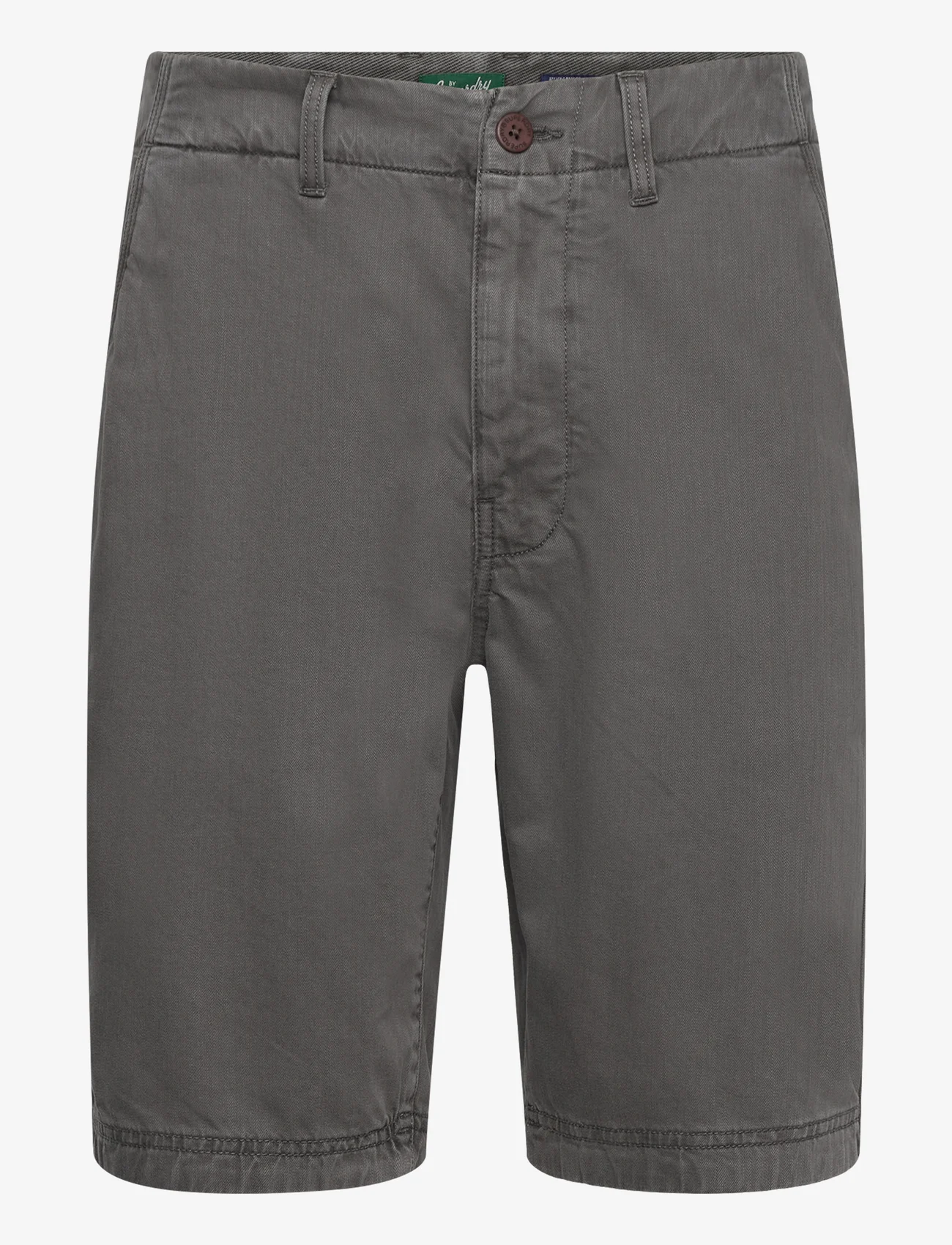 Superdry - VINTAGE INTERNATIONAL SHORT - chinos shorts - washed grey - 0