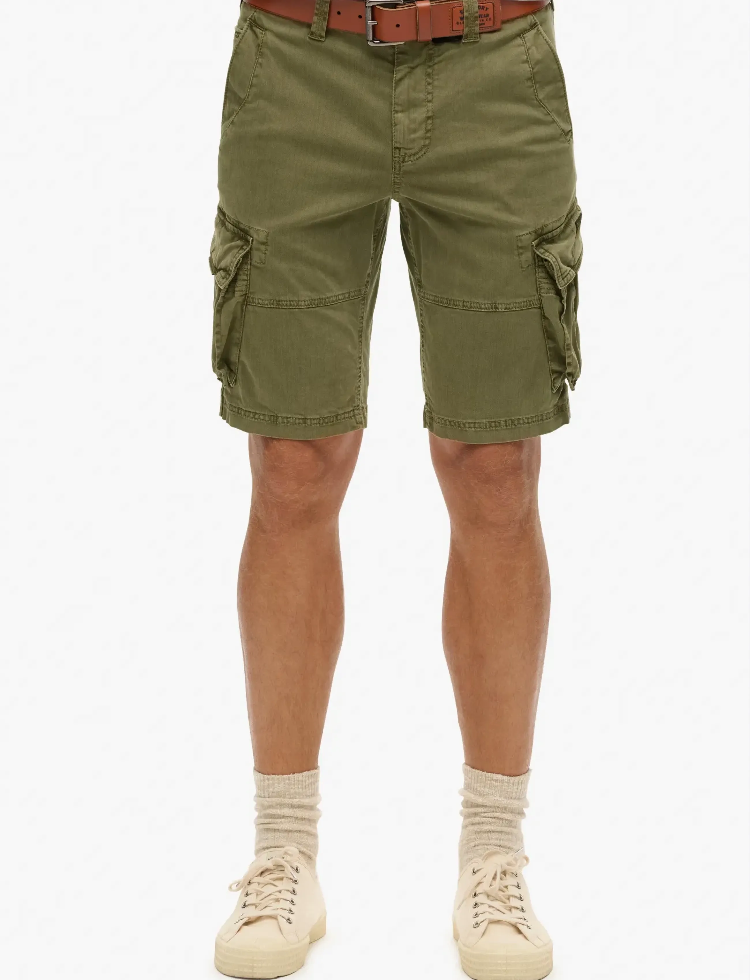 Superdry - CORE CARGO SHORT - män - chive green - 5