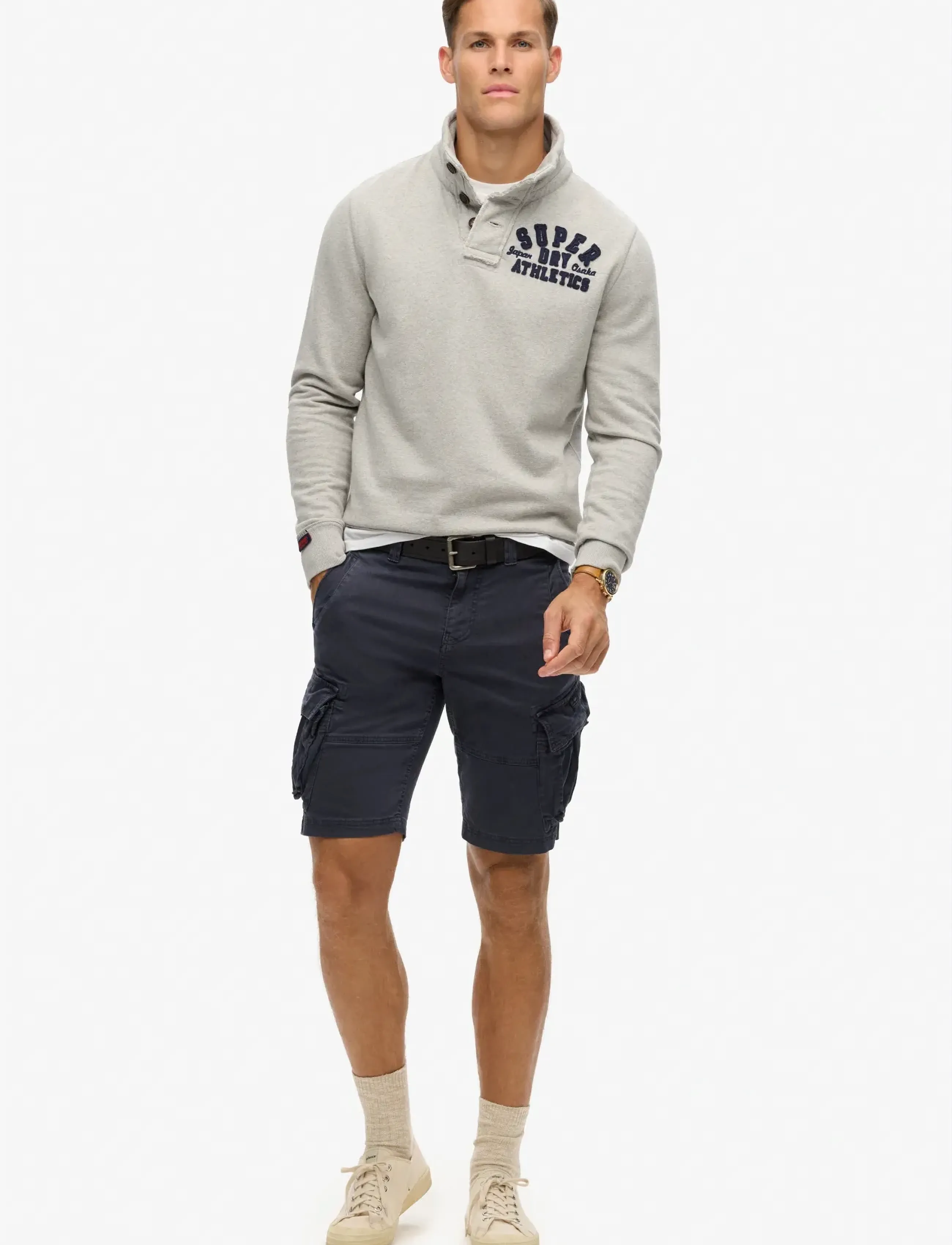 Superdry Core Cargo Short, 30, Navy, Shorts > Cargo Shorts, Herre