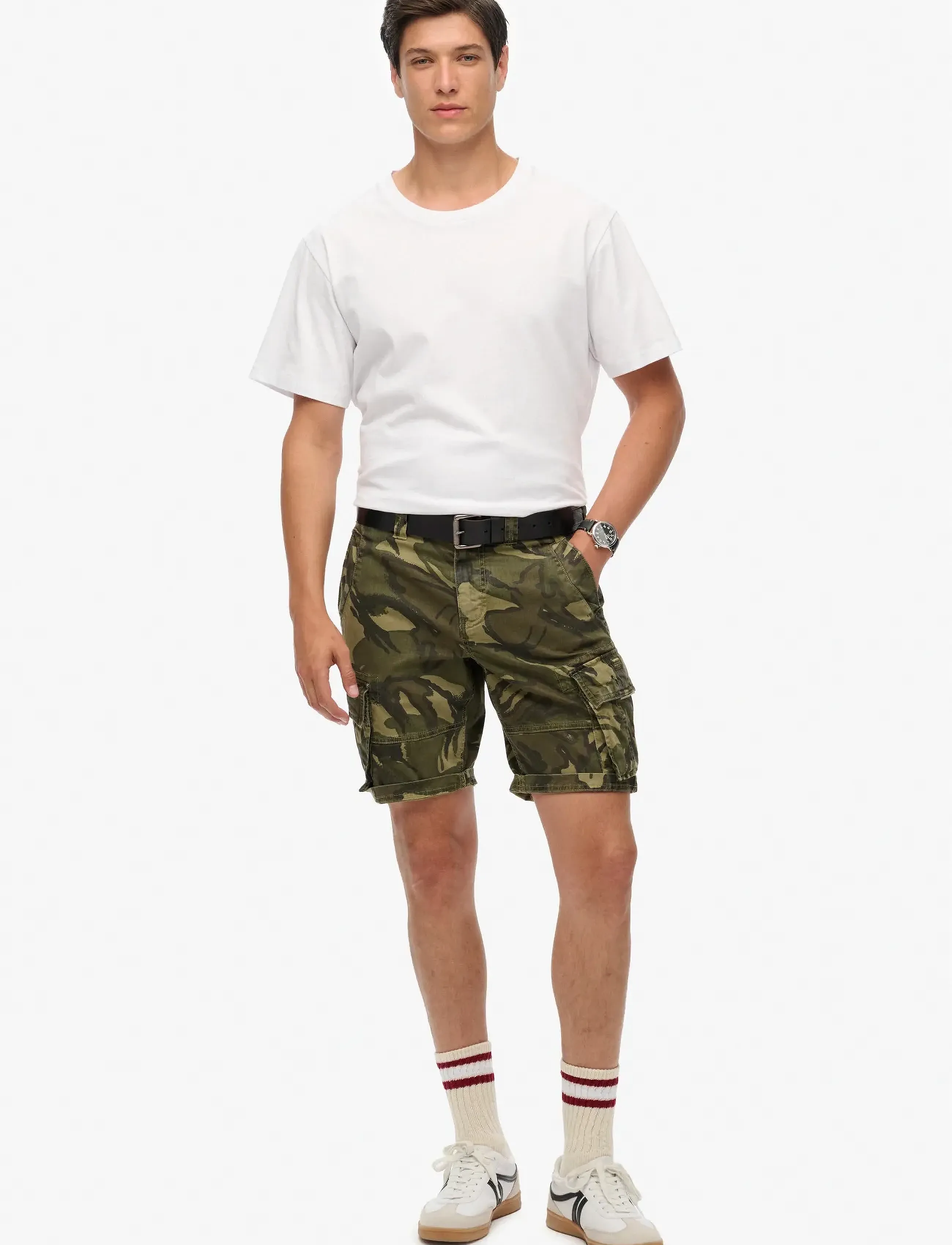 Superdry Core Cargo Short, 30, Khaki green, Shorts > Cargo Shorts, Herre