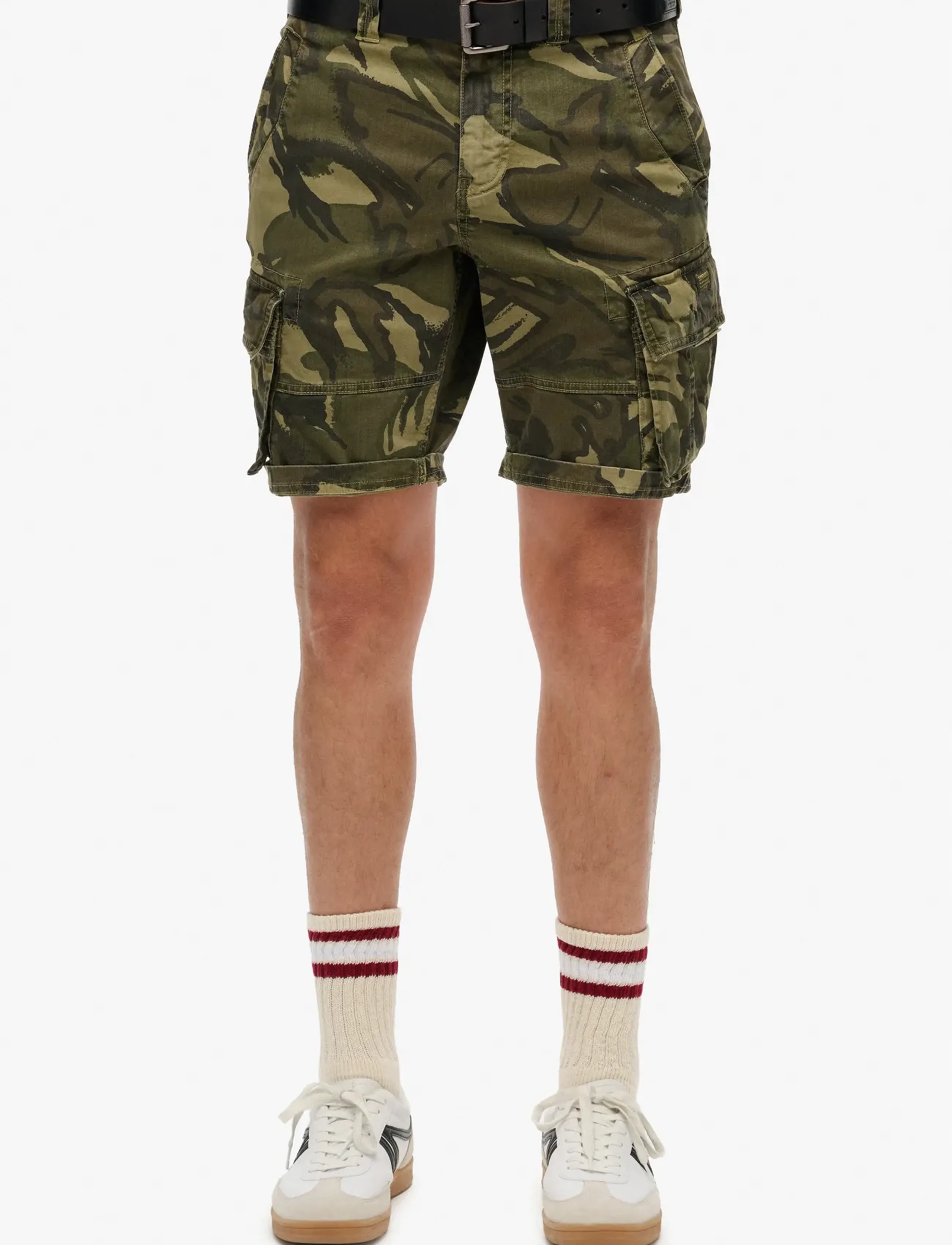 Superdry - CORE CARGO SHORT - män - outline camo - 3