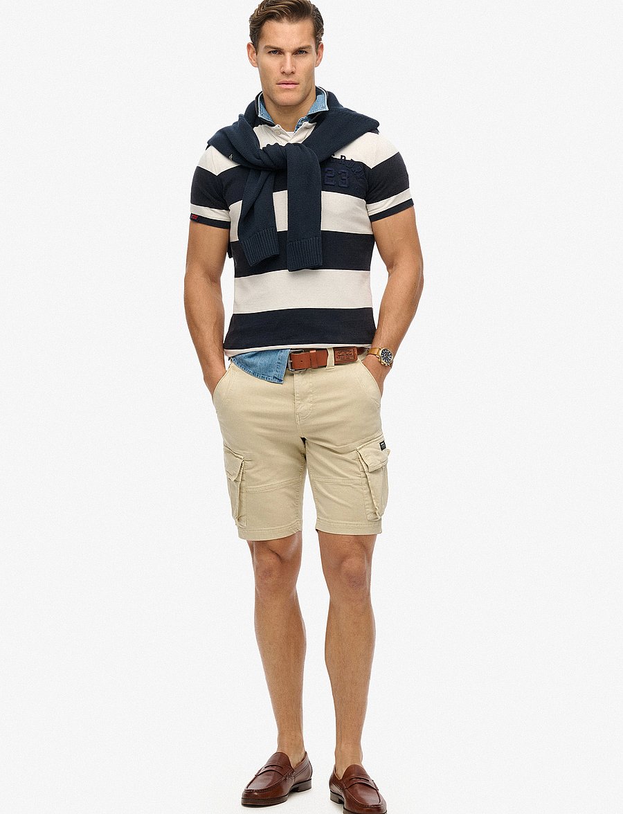 Superdry - CORE CARGO SHORT - lühikesed kargopüksid - sand - 0