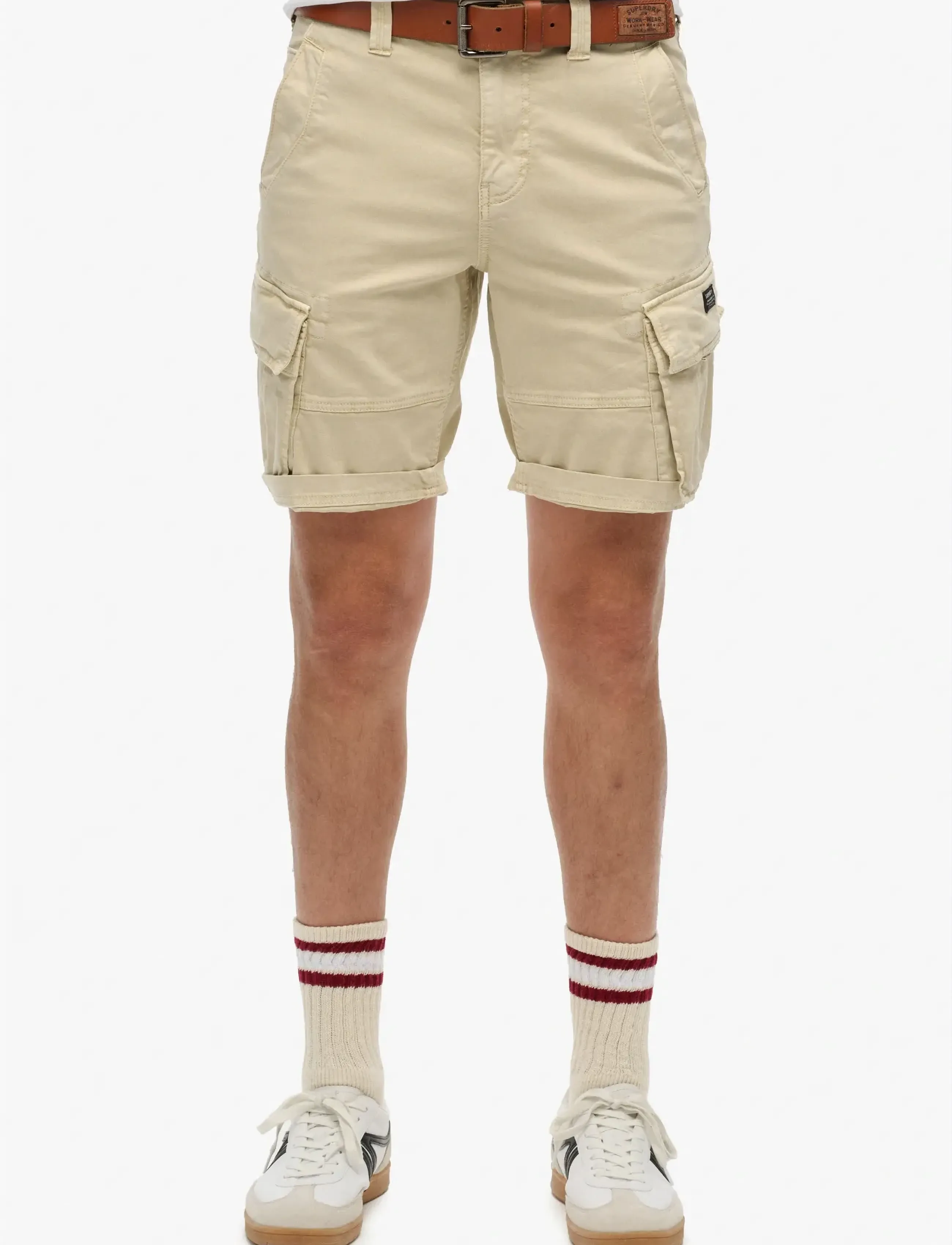 Superdry CORE CARGO SHORT - Lühikesed kargopüksid - SAND / beige