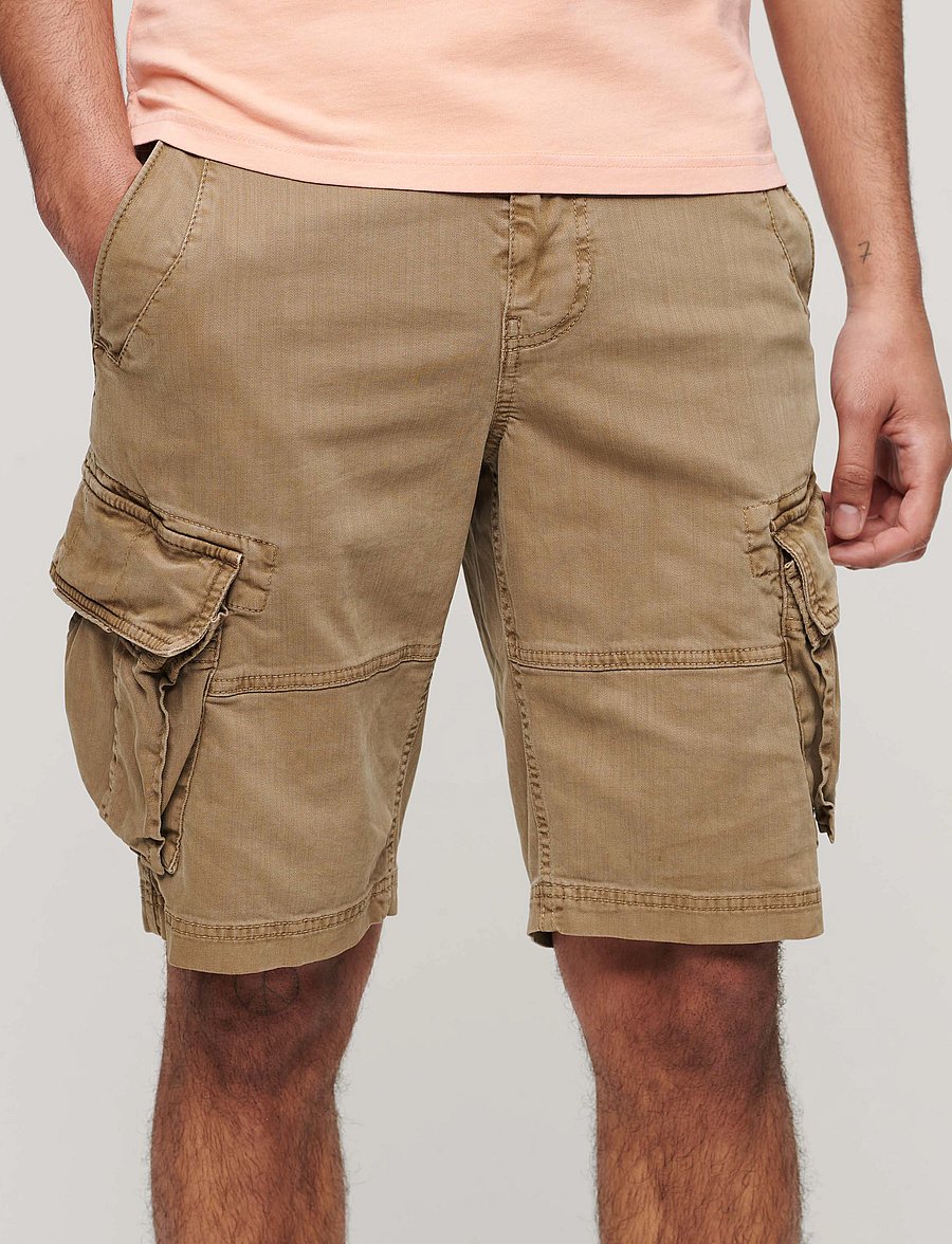 Superdry - CORE CARGO SHORT - cargoshorts - tan khaki - 0