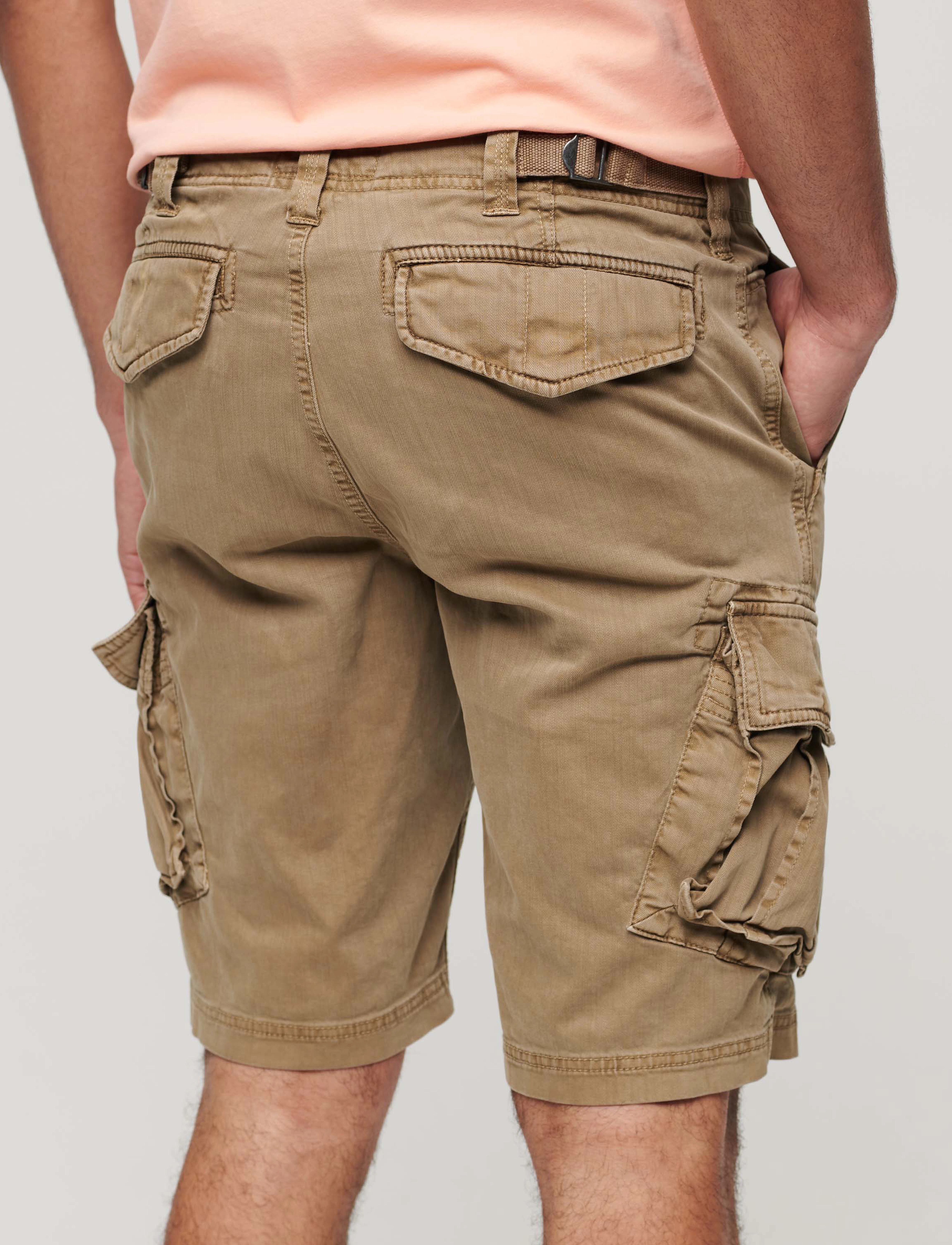 Superdry - CORE CARGO SHORT - men - tan khaki - 3