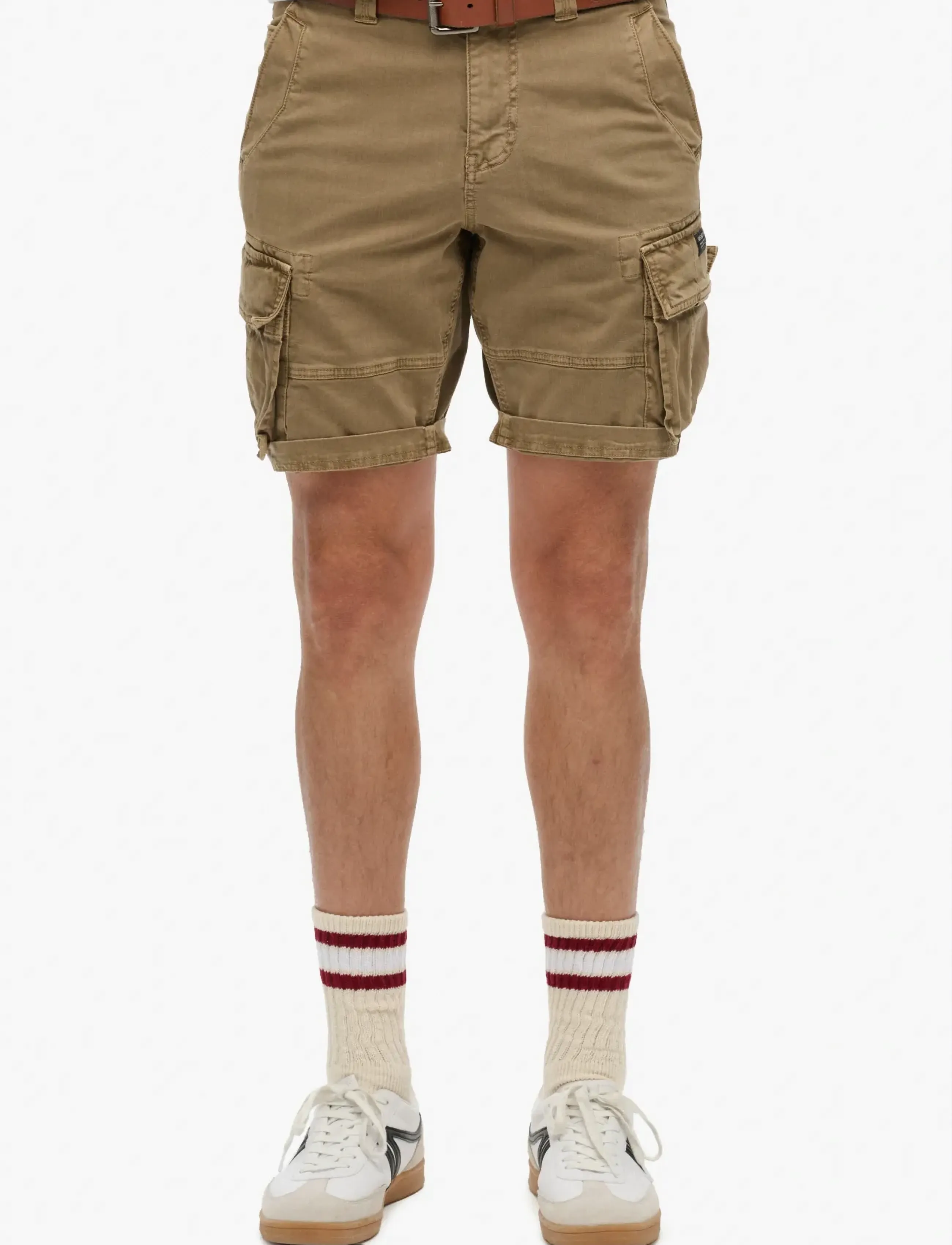Superdry - CORE CARGO SHORT - men - tan khaki - 5