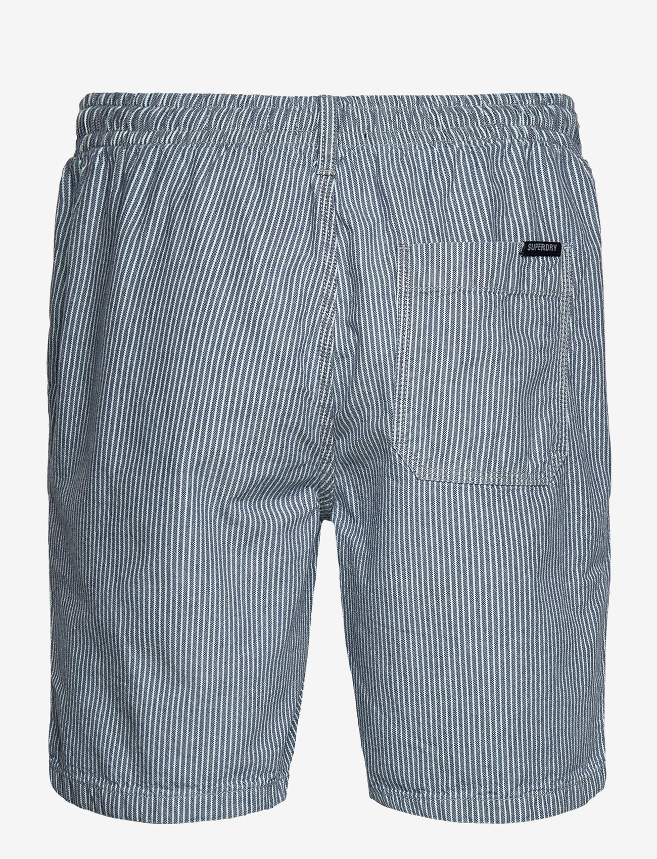 Superdry - INDIGO BERMUDA SHORT - washed indigo chalk stripe - 1