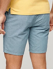 Superdry - INDIGO BERMUDA SHORT - casual shorts - washed indigo chalk stripe - 3