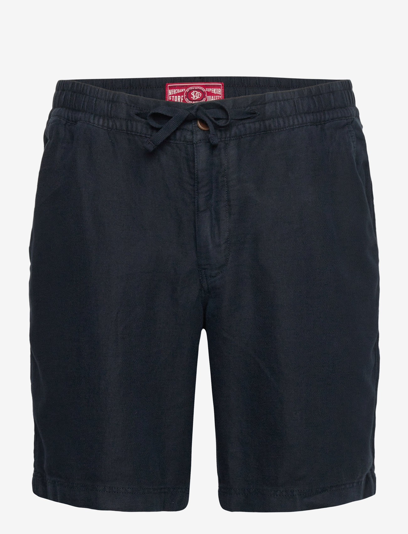 Superdry - MERCHANT LINEN SHORT - linen shorts - eclipse navy - 1