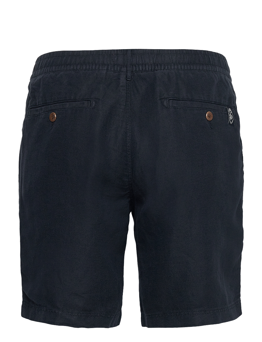 Superdry - MERCHANT LINEN SHORT - linased lühikesed püksid - eclipse navy - 2