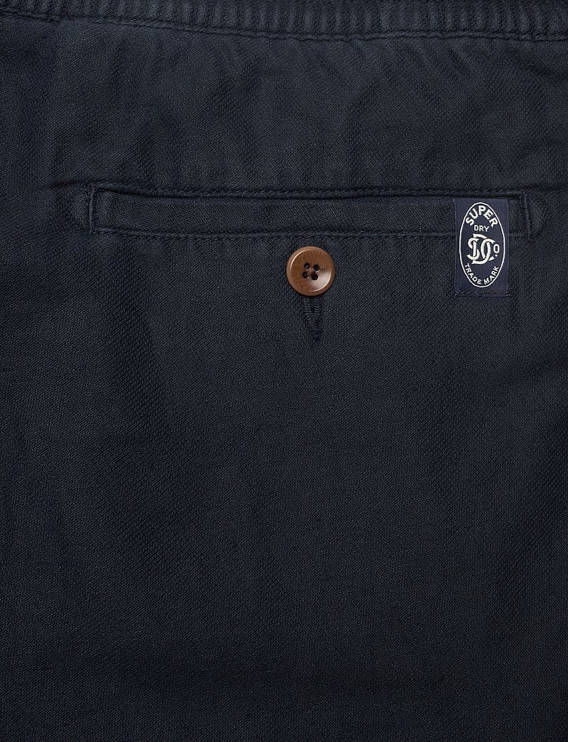 Superdry - MERCHANT LINEN SHORT - linen shorts - eclipse navy - 5