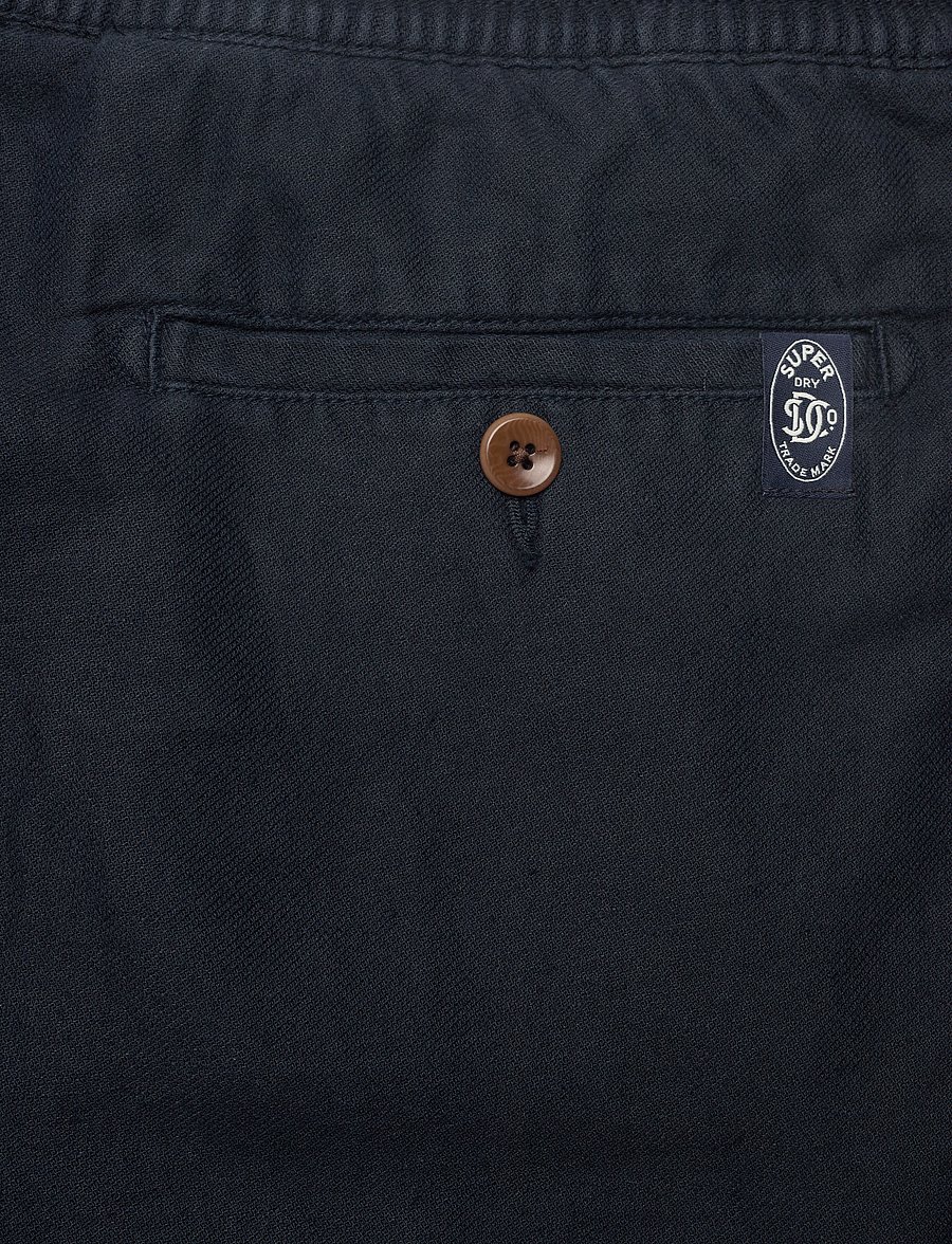 Superdry - MERCHANT LINEN SHORT - linased lühikesed püksid - eclipse navy - 5