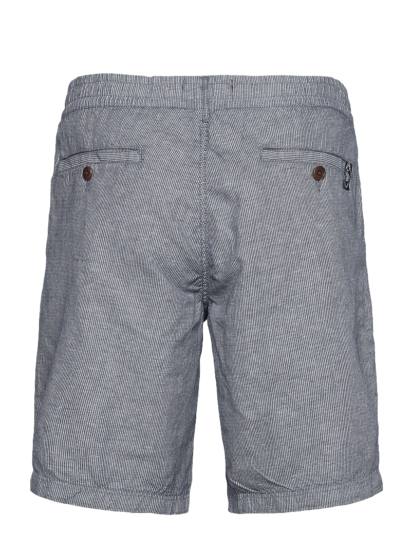 Superdry - MERCHANT LINEN SHORT - hørshorts - navy stripe - 2