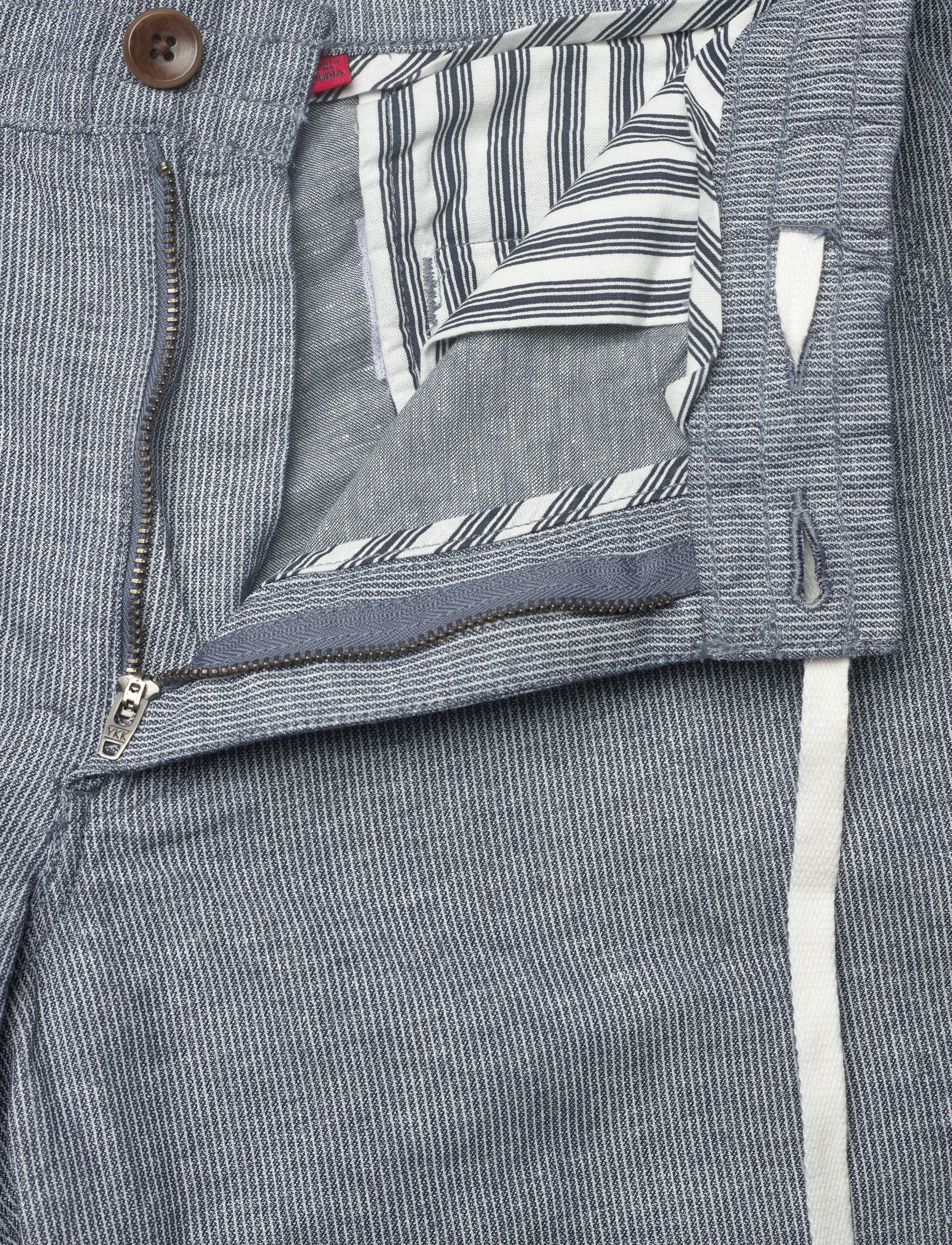 Superdry - MERCHANT LINEN SHORT - linshorts - navy stripe - 4