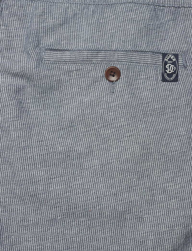 Superdry - MERCHANT LINEN SHORT - hørshorts - navy stripe - 5