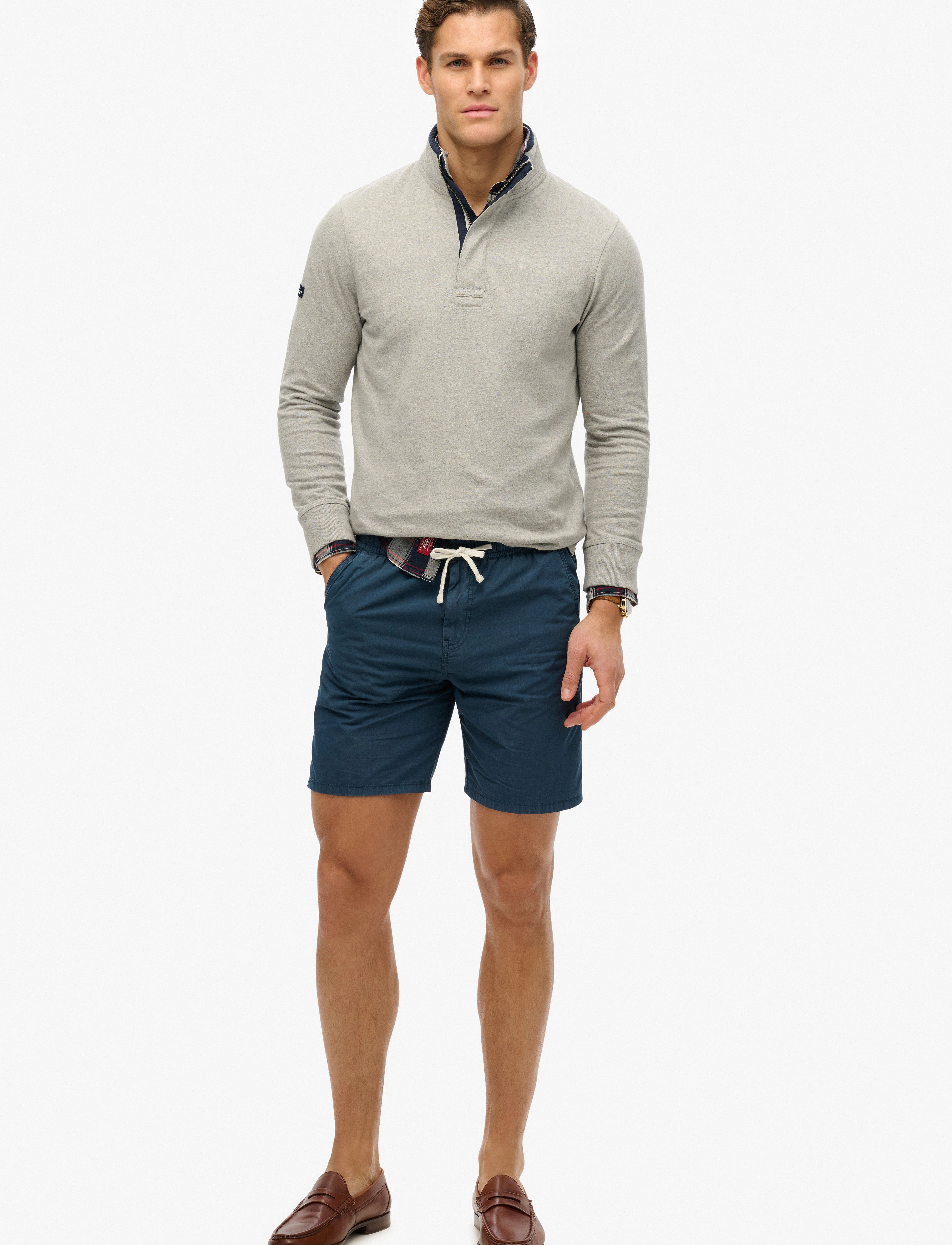Superdry ESSENTIALS WALK SHORT - Shorts - NAVY / navy