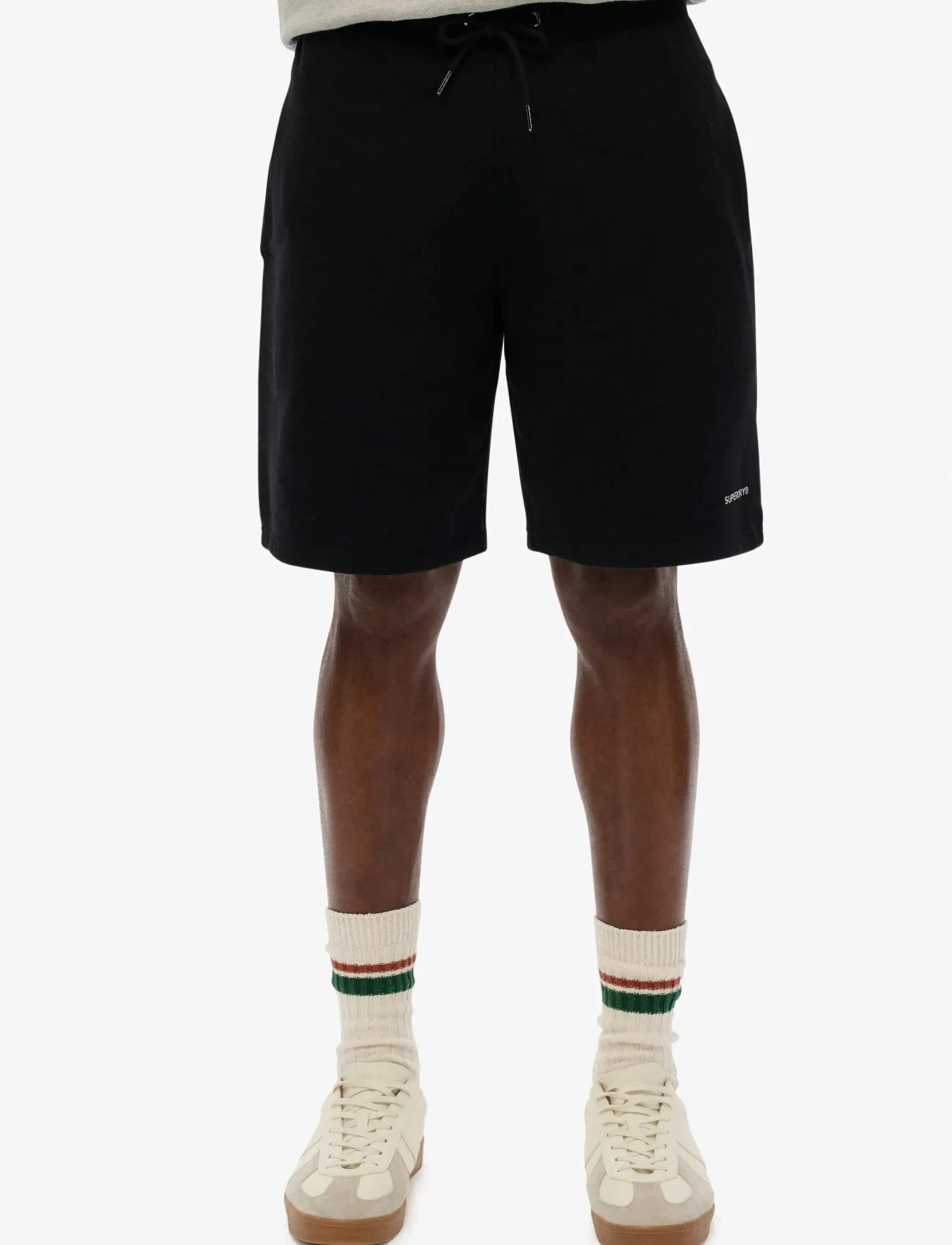 Superdry Plain Short, Mænd, Sweatshorts, Sort, Str: XXL