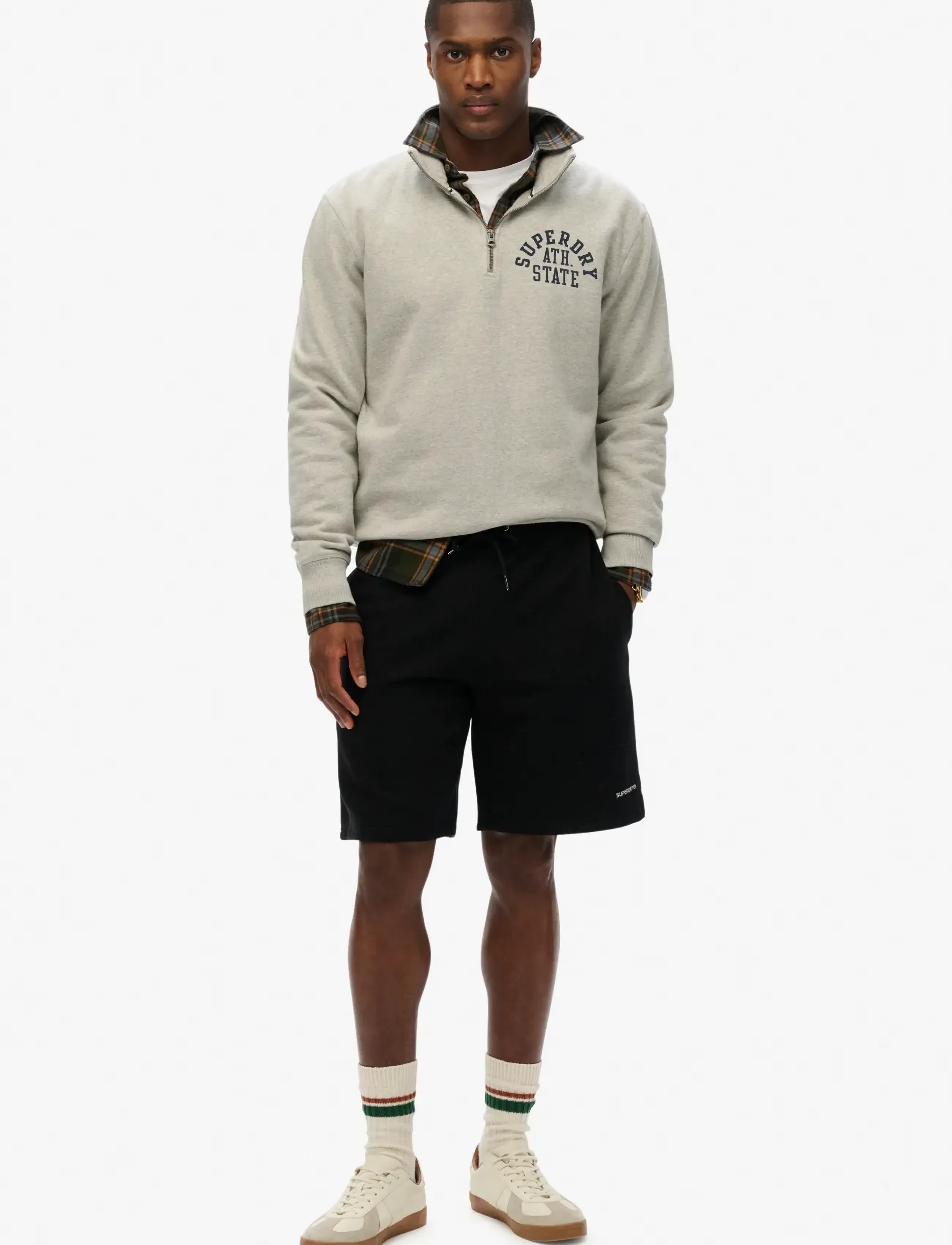 Superdry - PLAIN SHORT - mehed - black - 4