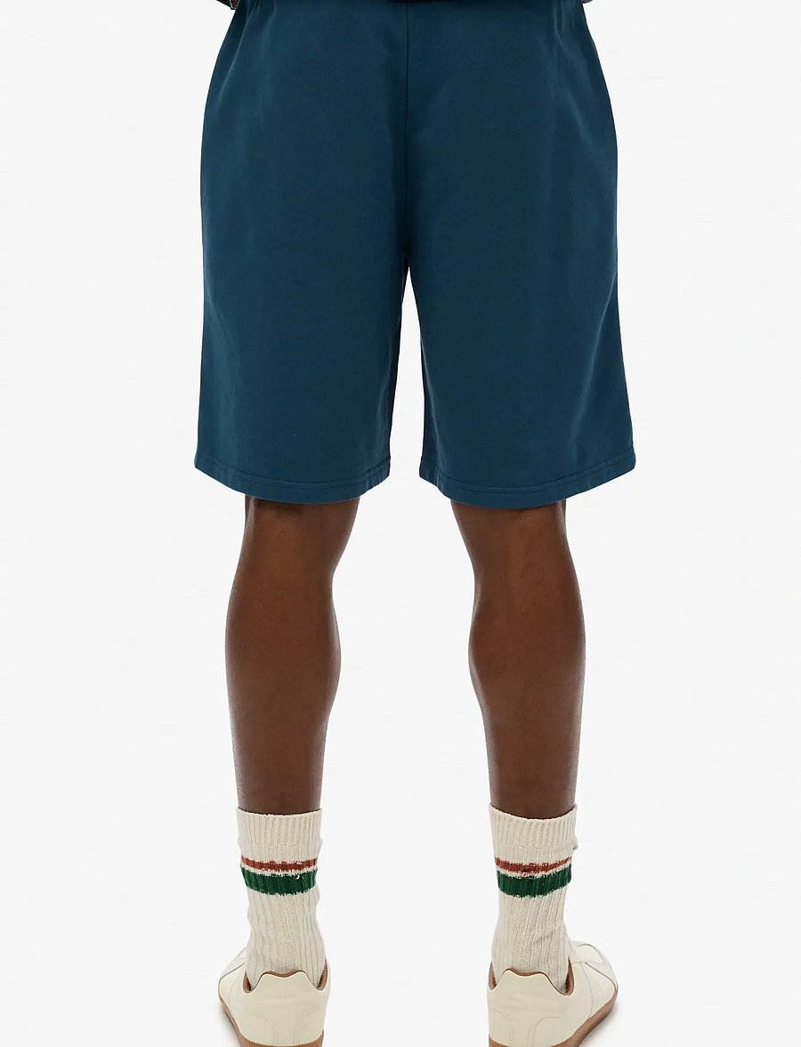Superdry - PLAIN SHORT - sweat shorts - blue bottle - 4