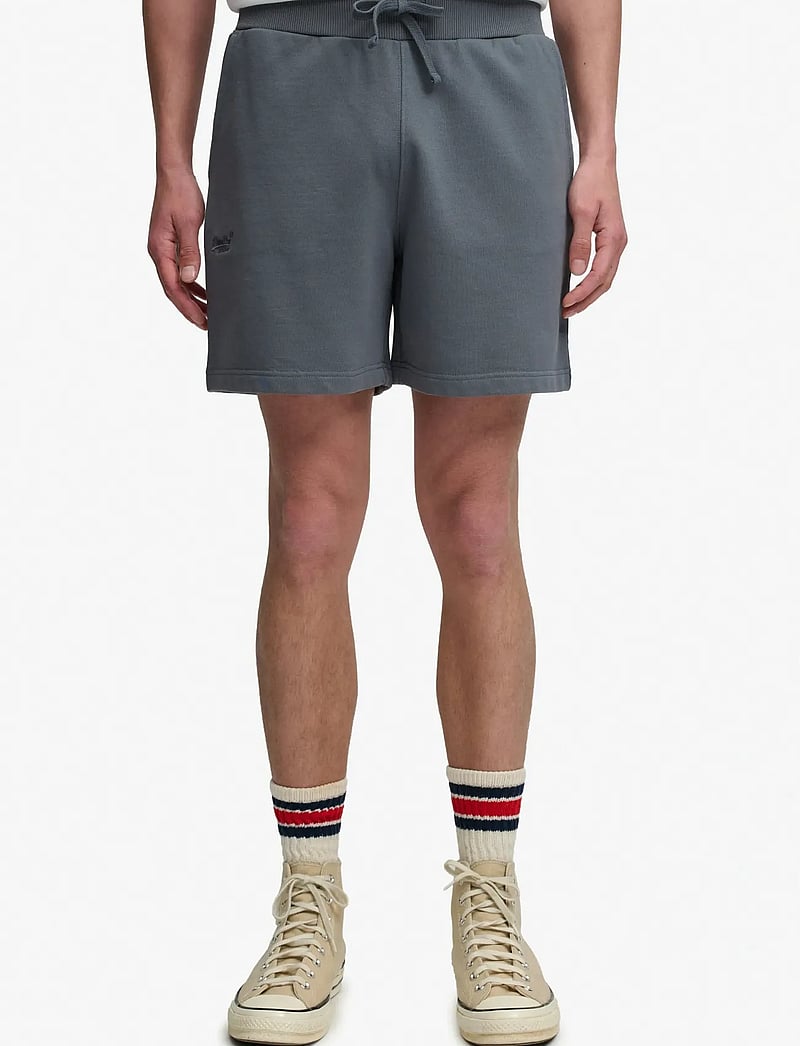 Superdry - ESSENTIAL LOGO CLASSIC SHORT - sweatshorts - stormy weather blue - 2