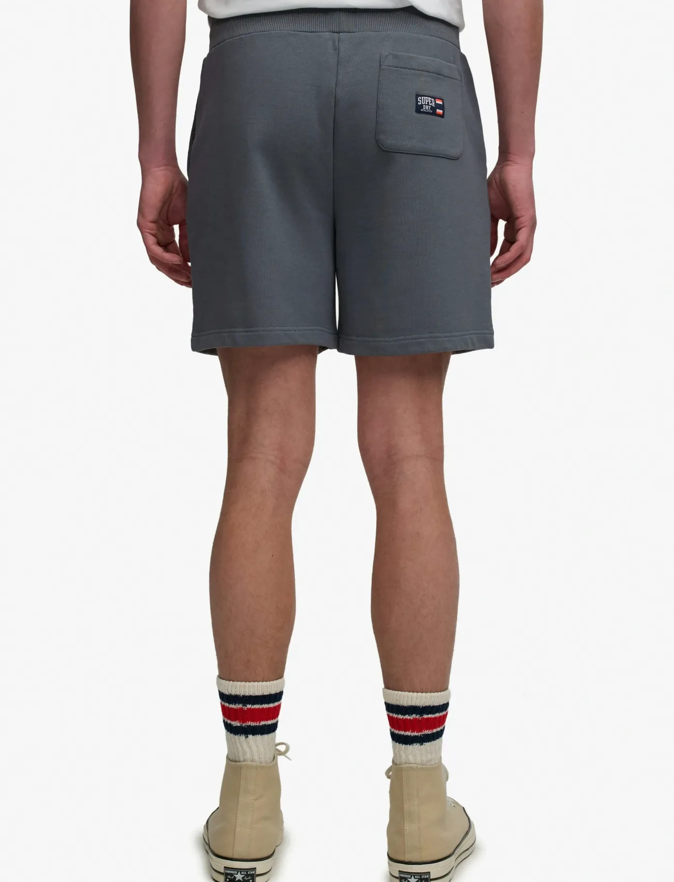 Superdry - ESSENTIAL LOGO CLASSIC SHORT - sweatshorts - stormy weather blue - 3