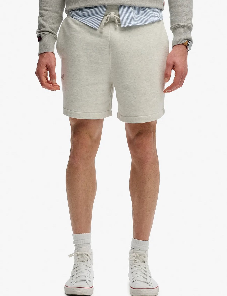Superdry - ESSENTIAL LOGO CLASSIC SHORT - lühikesed dressipüksid - straw grey marl - 0