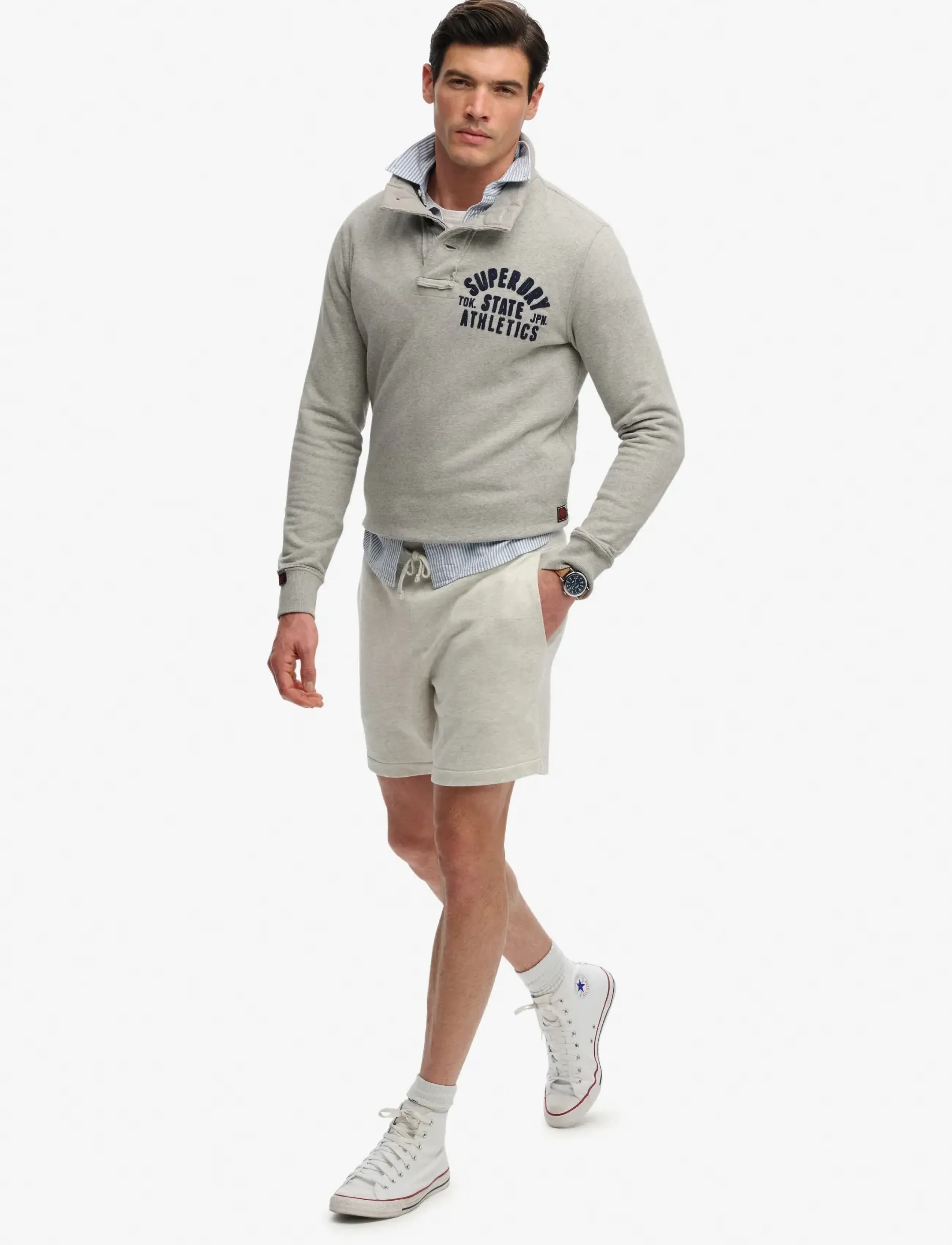 Superdry Essential Logo Classic Short casual shorts herr – bild 5