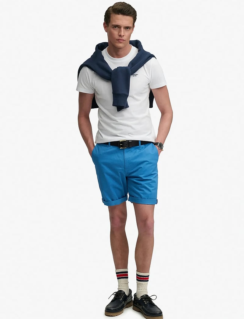Superdry - PREMIUM REGULAR CHINO SHORT - chinos shorts - cali blue - 4
