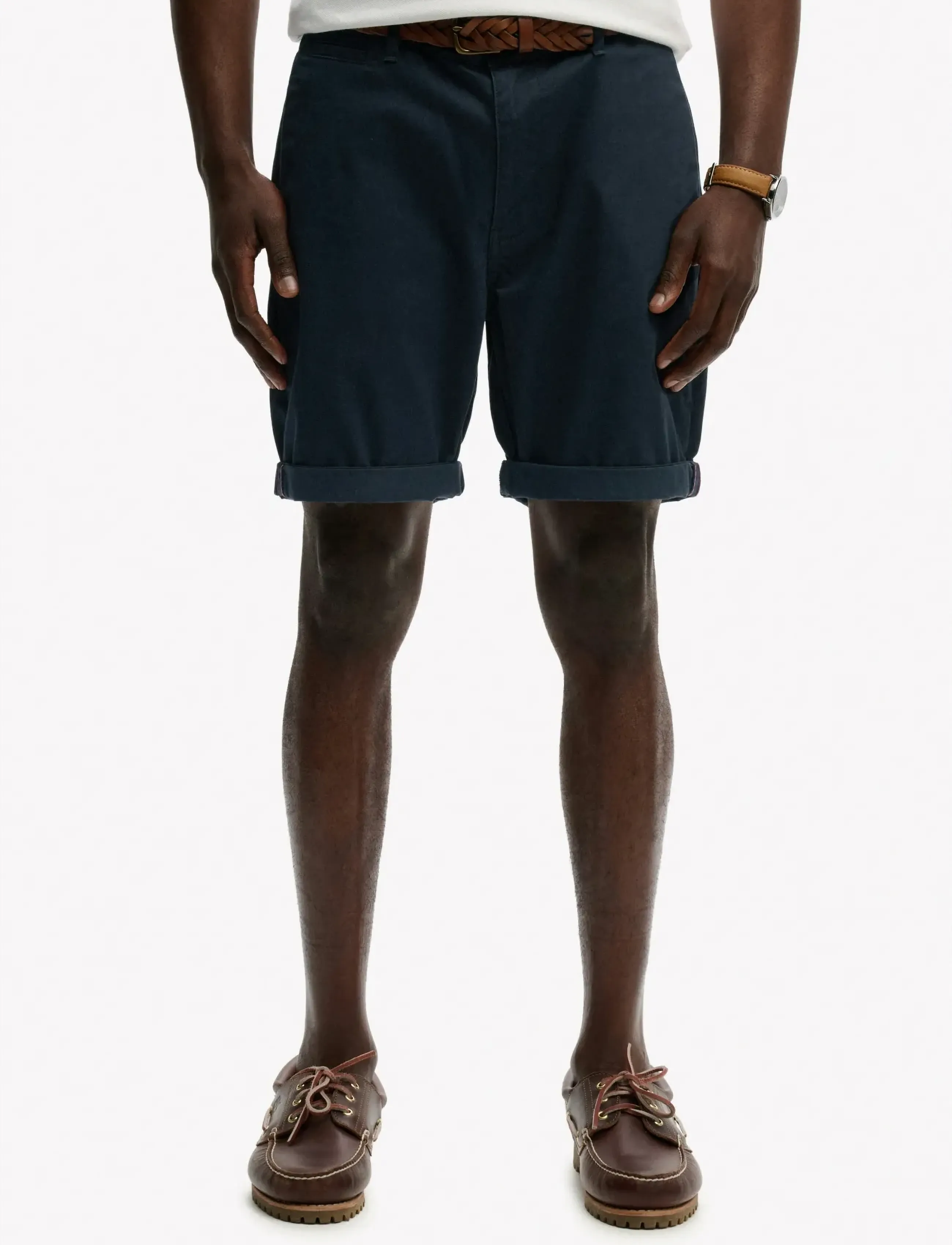 Superdry - PREMIUM REGULAR CHINO SHORT - chino stila šorti - eclipse navy - 2