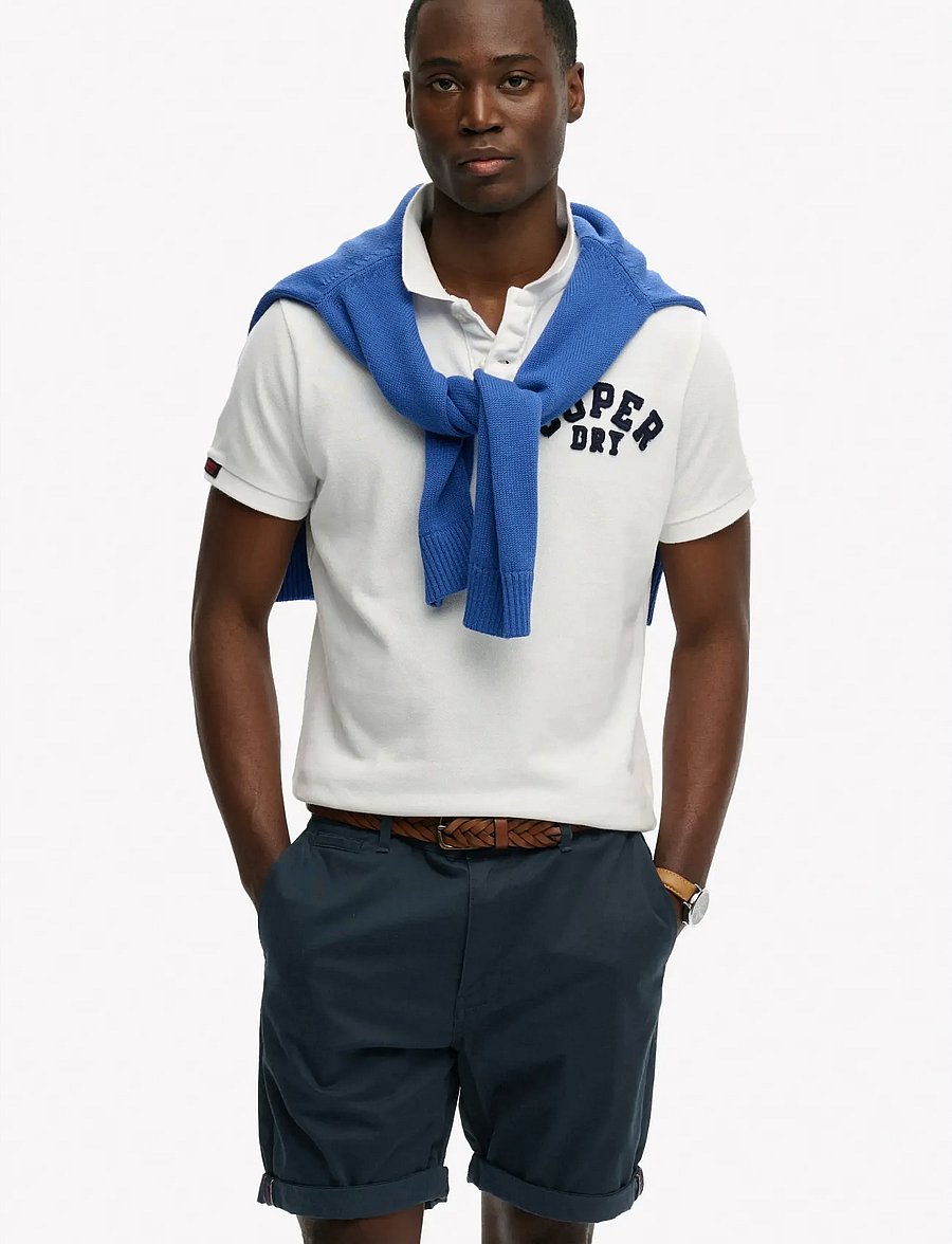 Superdry - PREMIUM REGULAR CHINO SHORT - chinos shorts - eclipse navy - 4