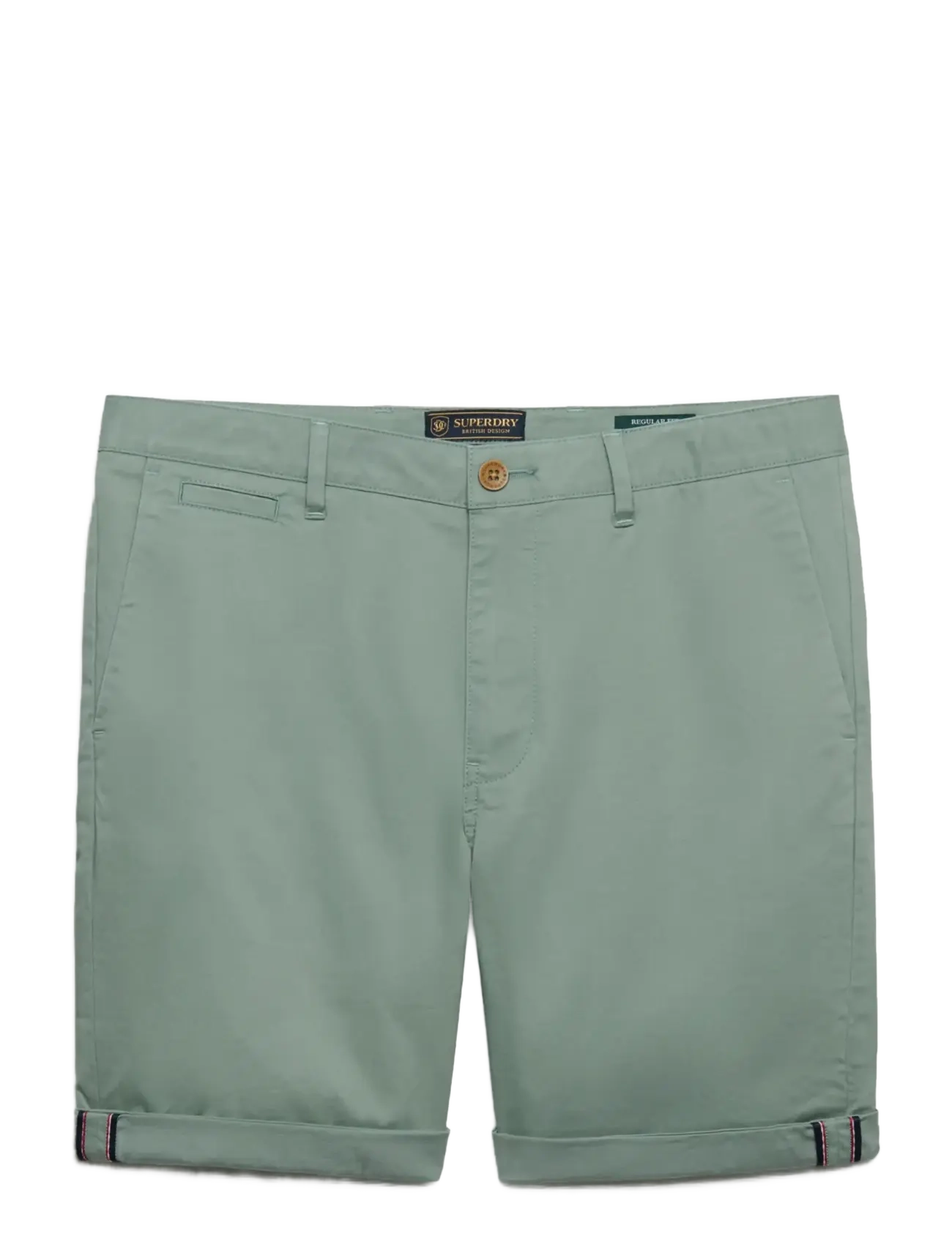 Superdry PREMIUM REGULAR CHINO SHORT - Chinos shorts - SAGE GREEN / green