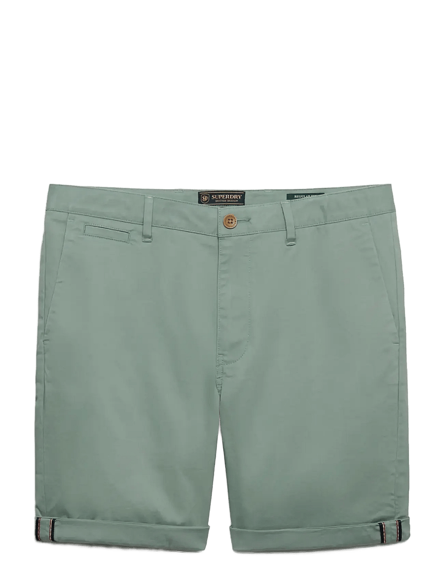 Superdry - PREMIUM REGULAR CHINO SHORT - chinos shorts - sage green - 1